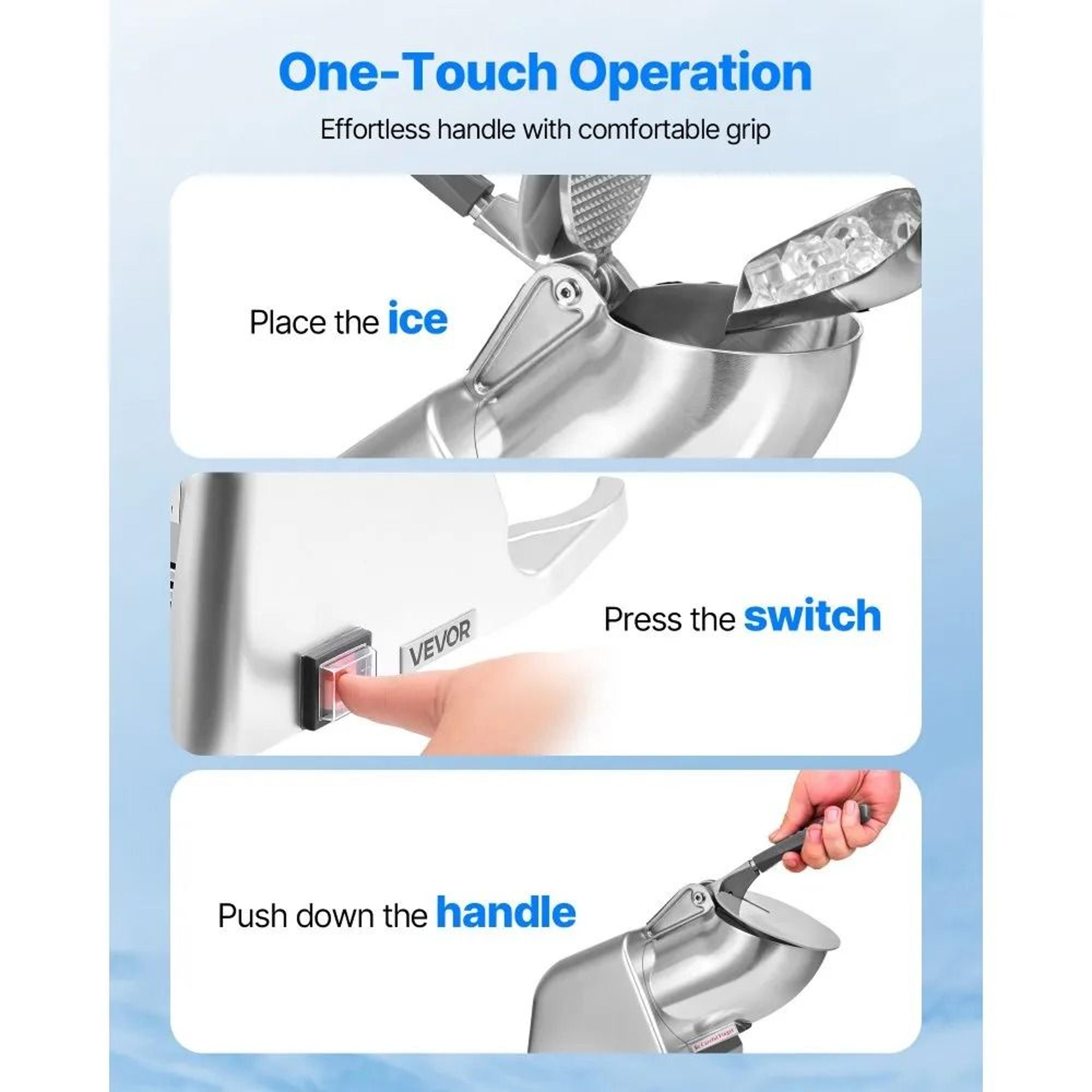 Commercial Ice Crusher And Electric Shaved Ice Machine 4