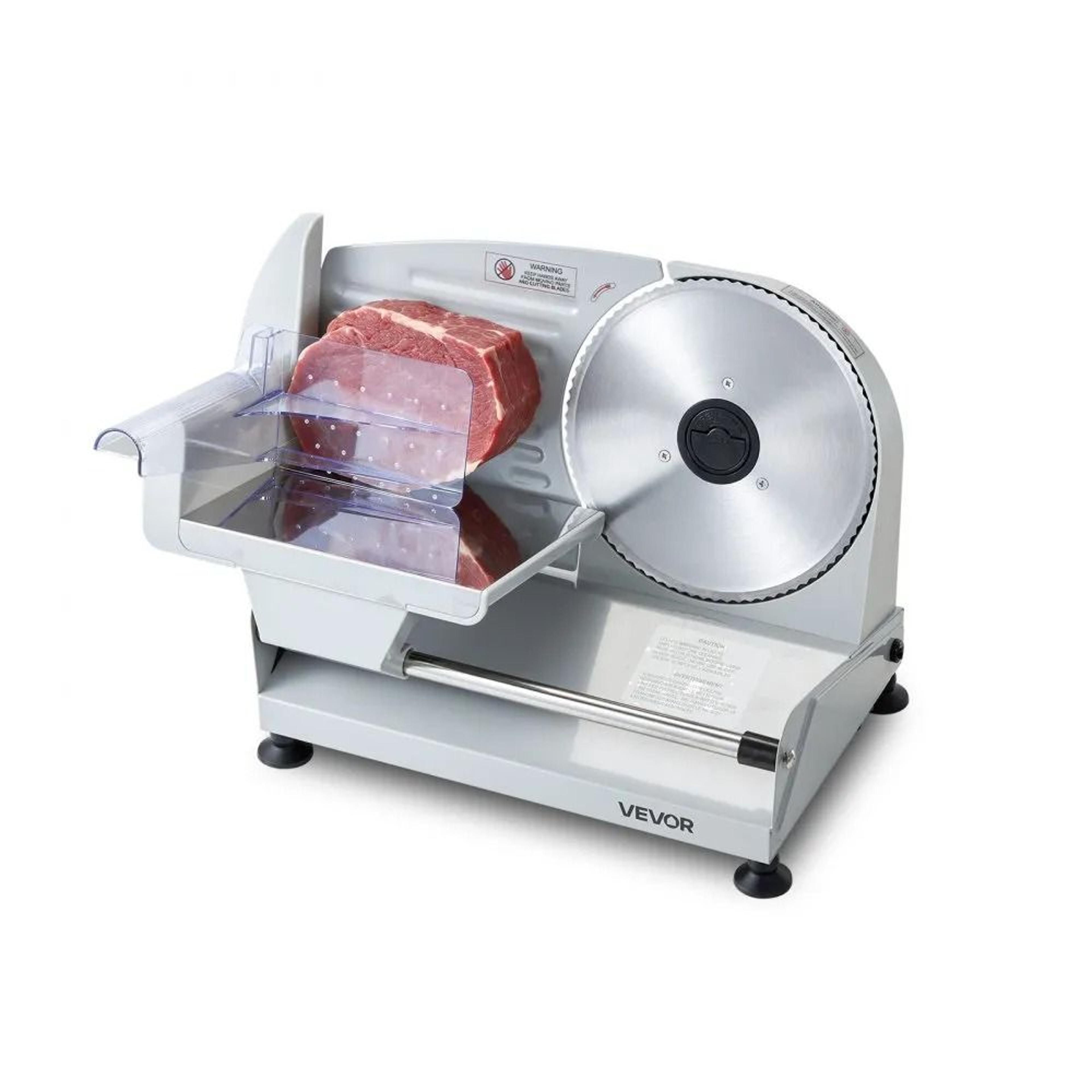 200w electric meat slicer with 7.5 inch blade and adjustable thickness