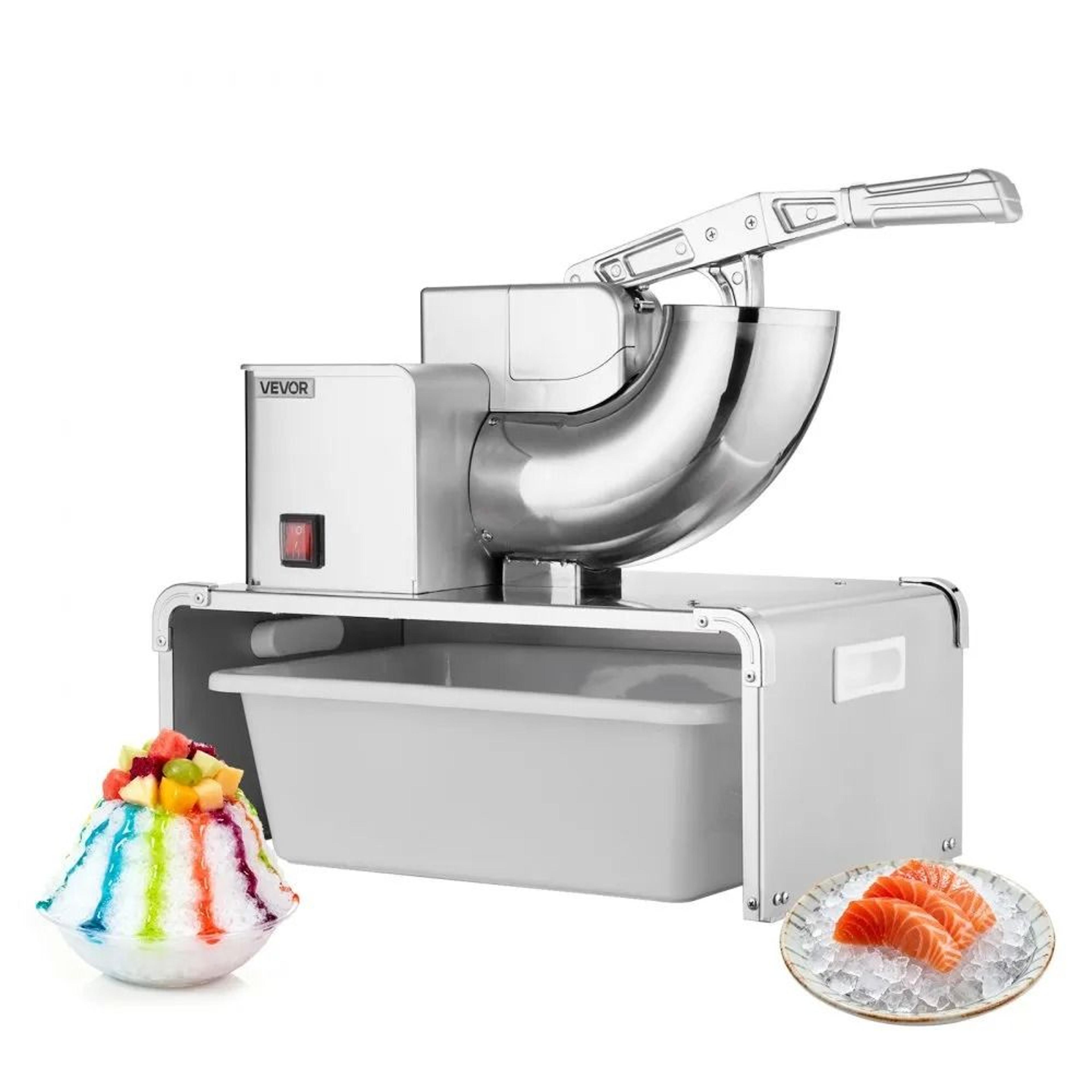 commercial ice shaver machine 661 lbs/h electric snow cone maker