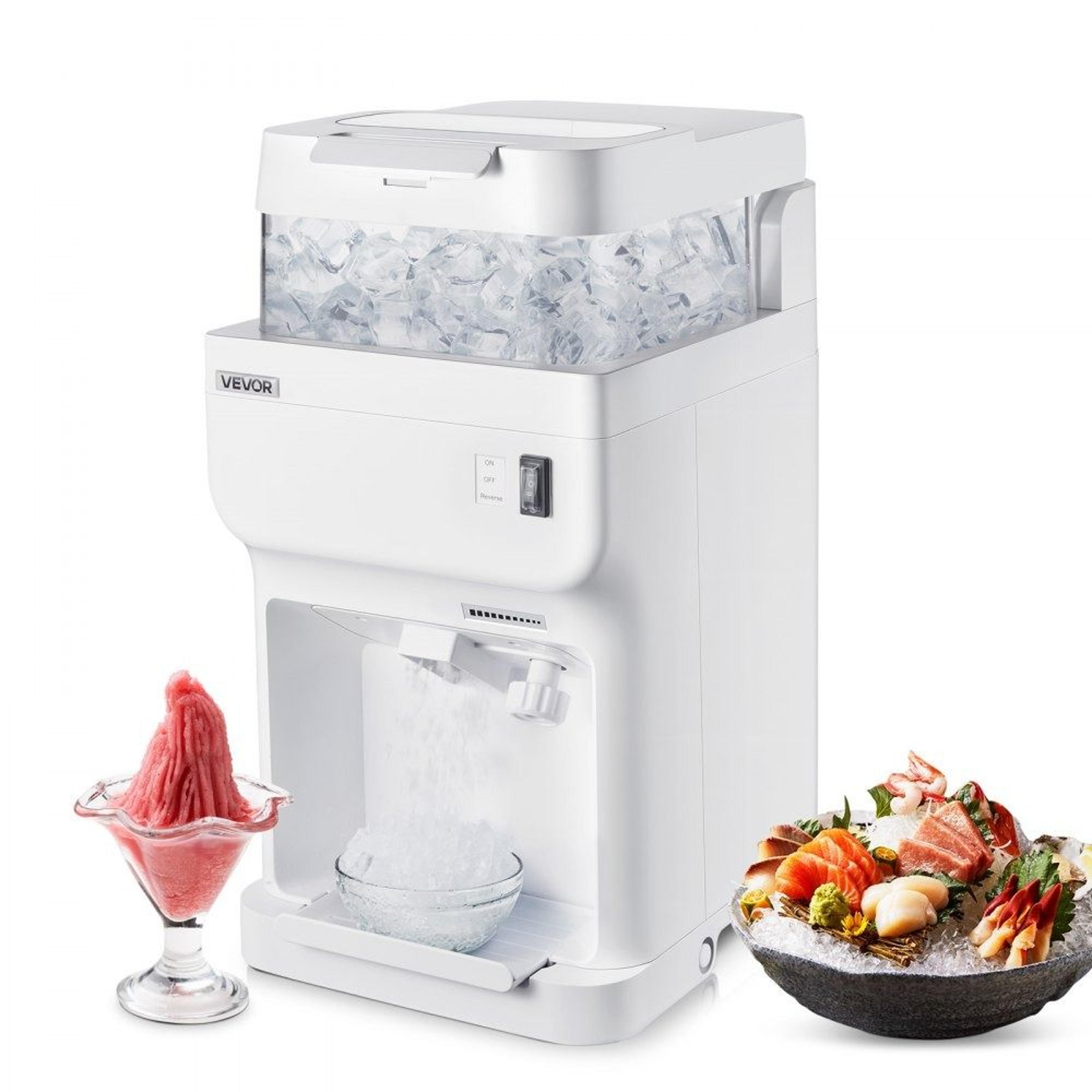 high capacity commercial ice shaver and snow cone machine