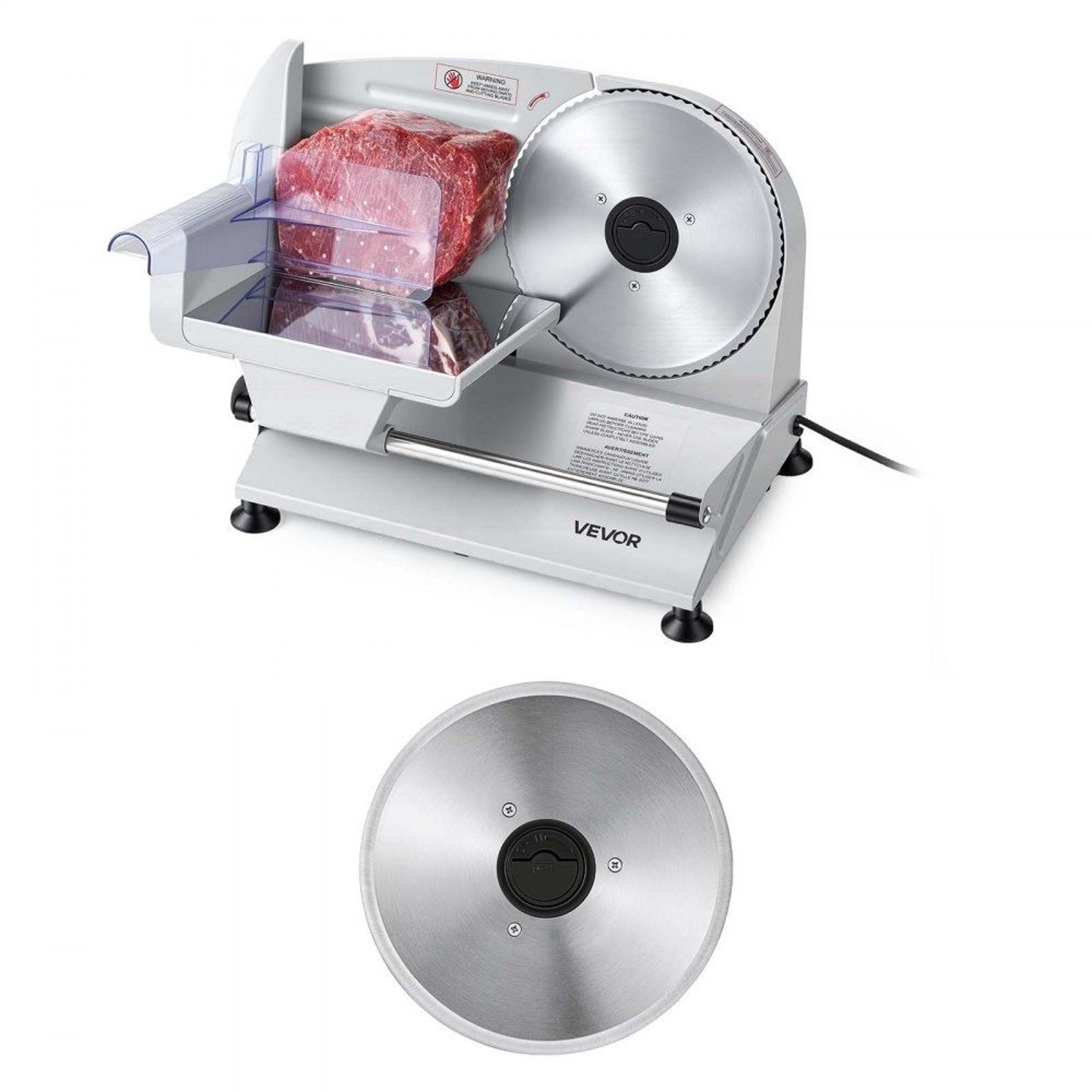 electric meat slicer with adjustable thickness for home deli cuts