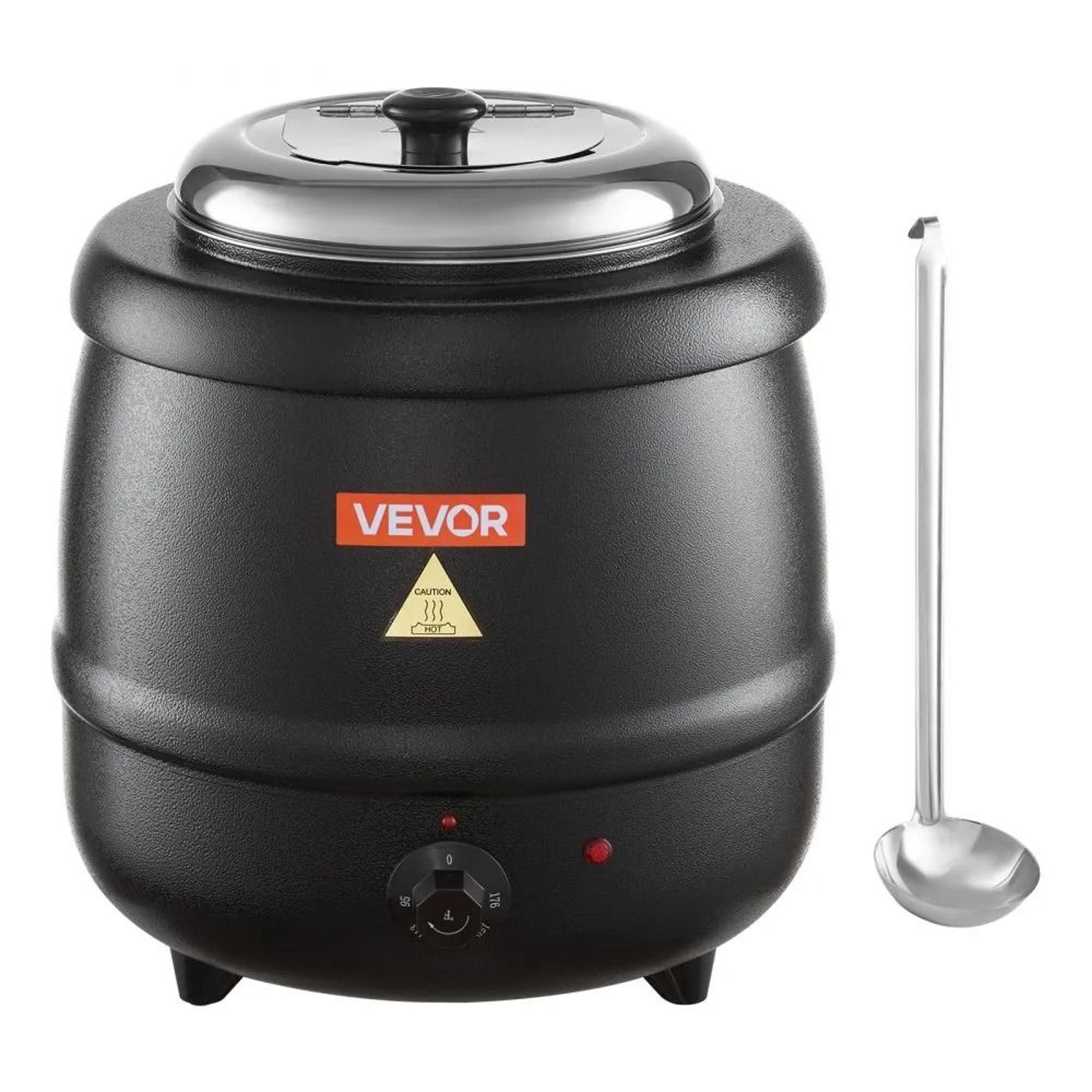 commercial electric soup warmer 10qt stainless steel soup kettle with adjustable temperature