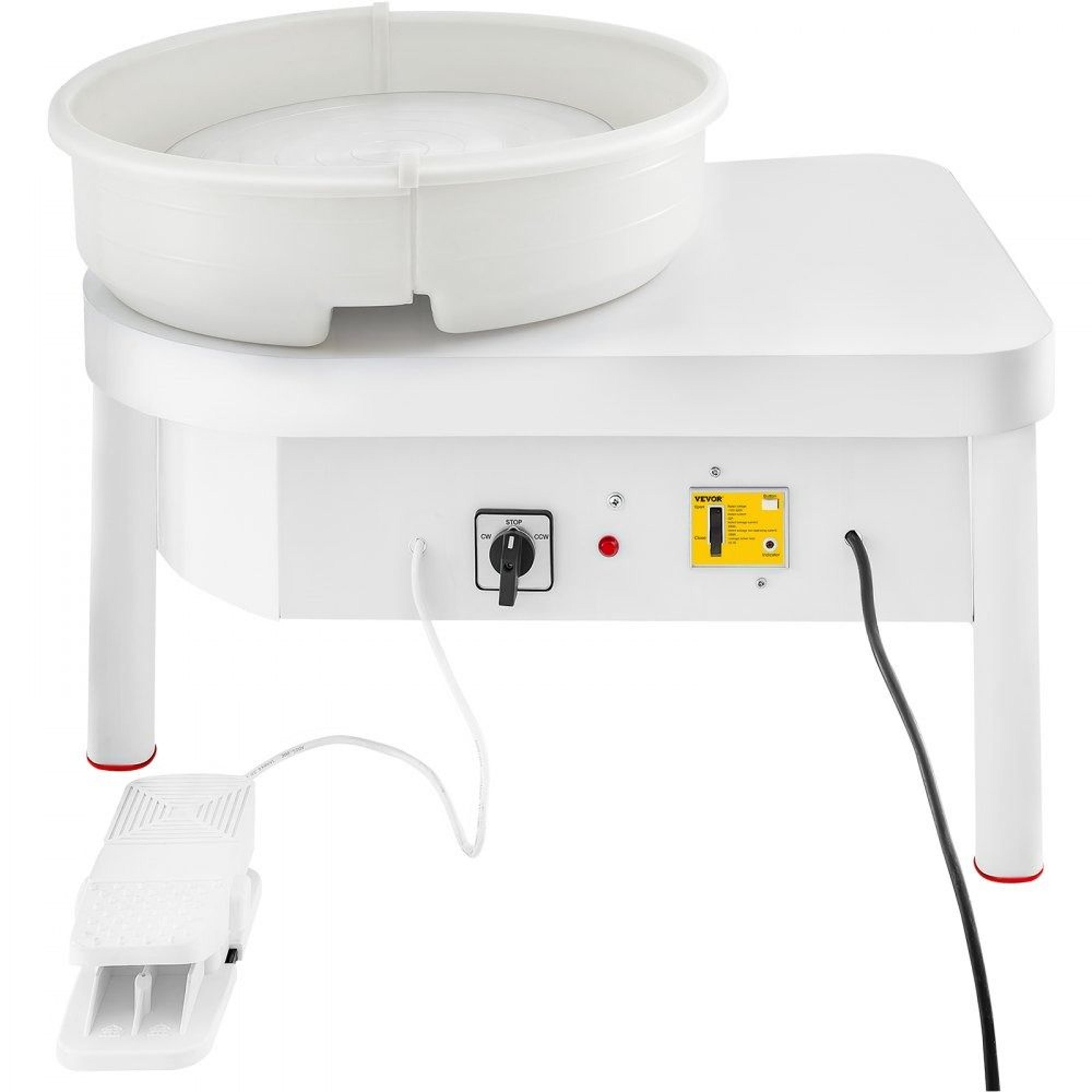14 inch pottery wheel 450w electric ceramic clay forming machine with foot pedal