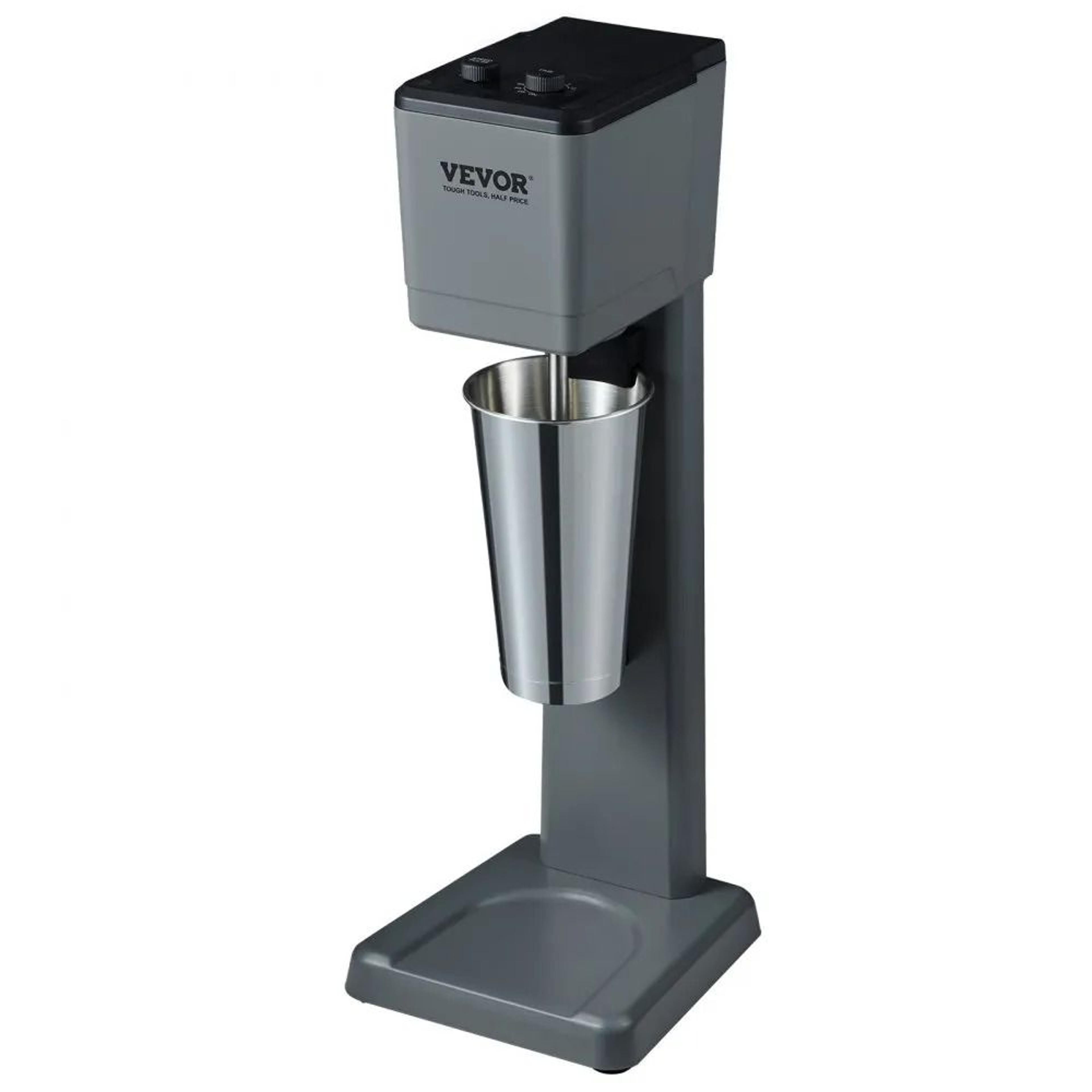 Milkshake Machine 375W Commercial Drink Mixer With Stainless Steel Cup 8
