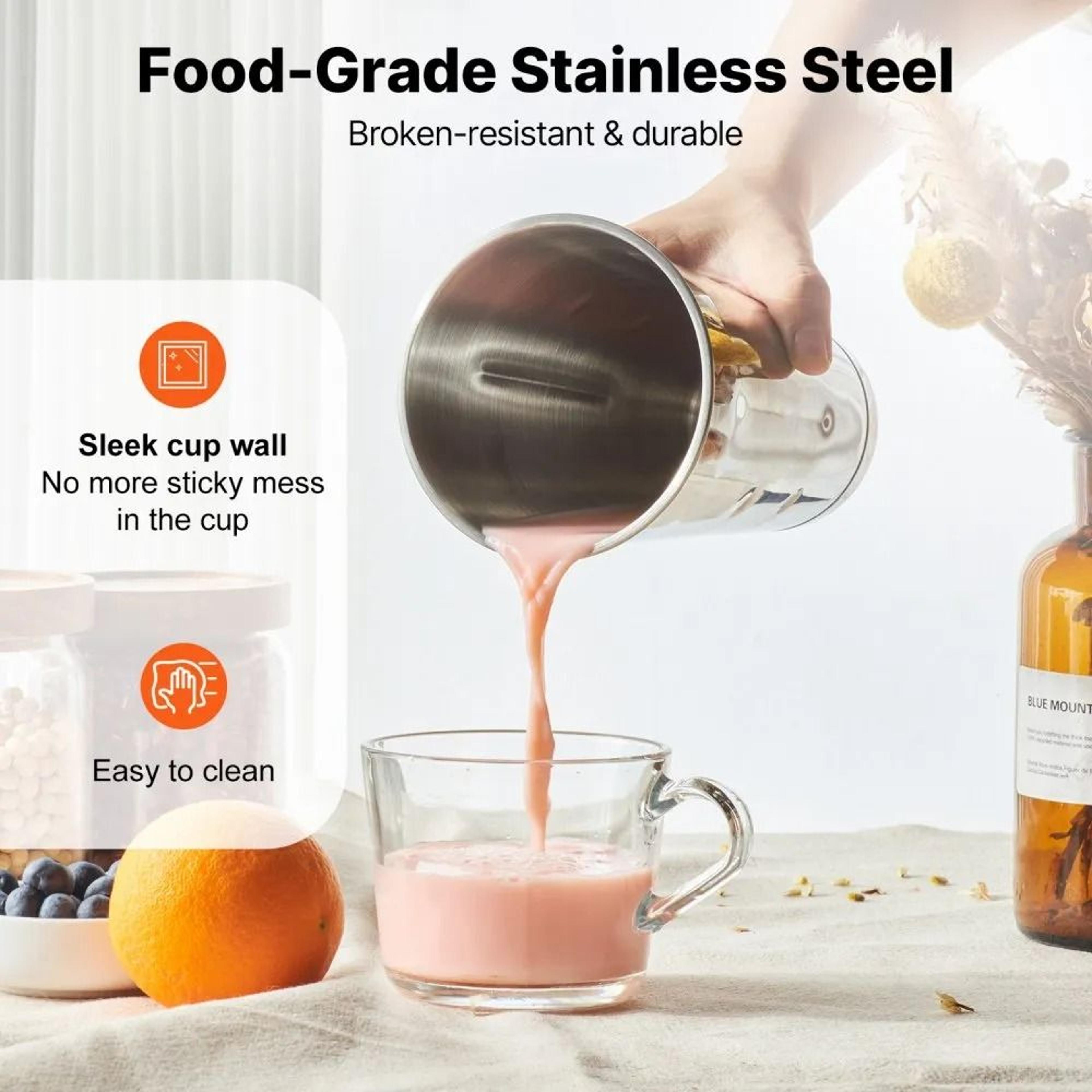 Milkshake Machine 375W Commercial Drink Mixer With Stainless Steel Cup 5
