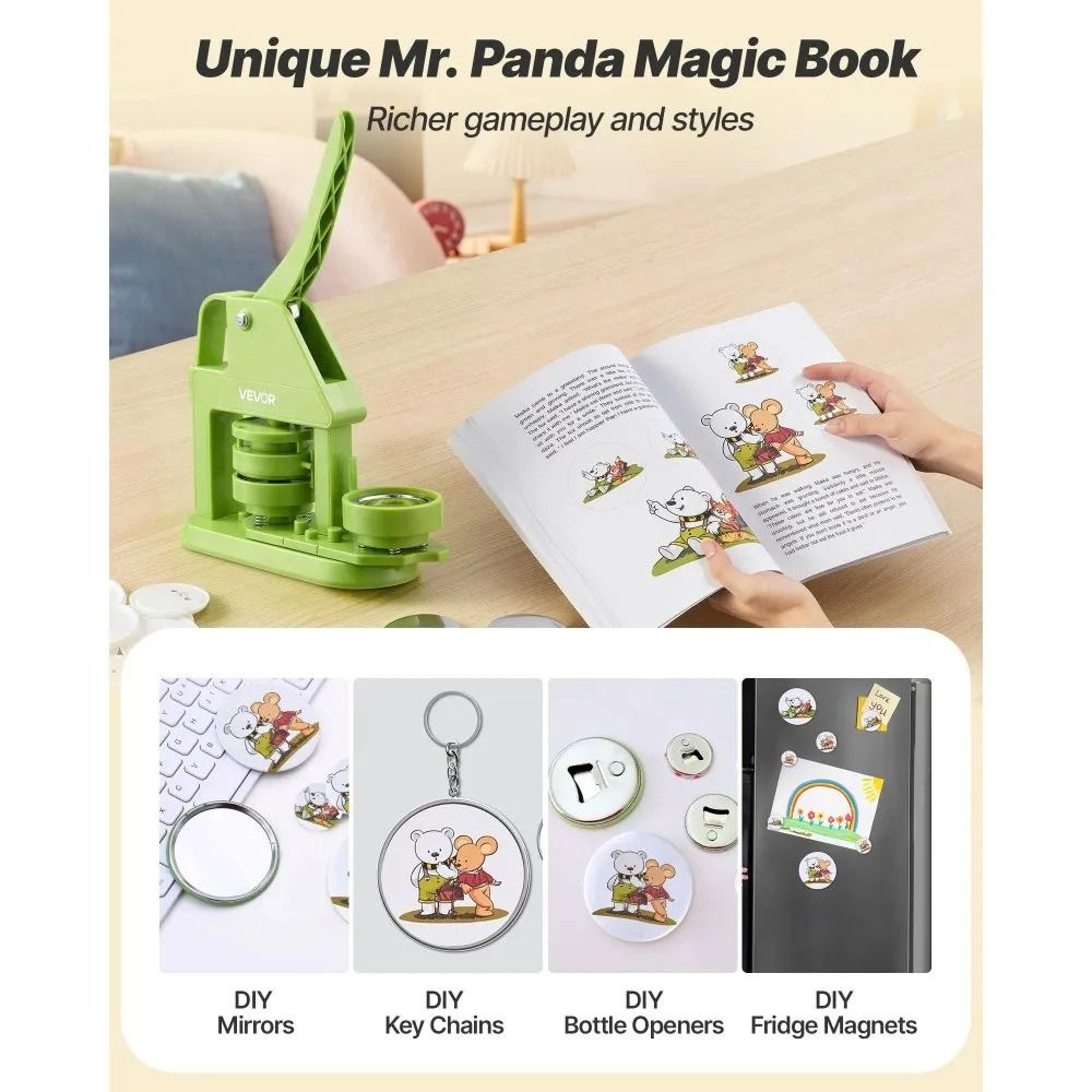 Button Maker Machine 228 Inch DIY Pin Press For Custom Badges And Personalized Pins 2