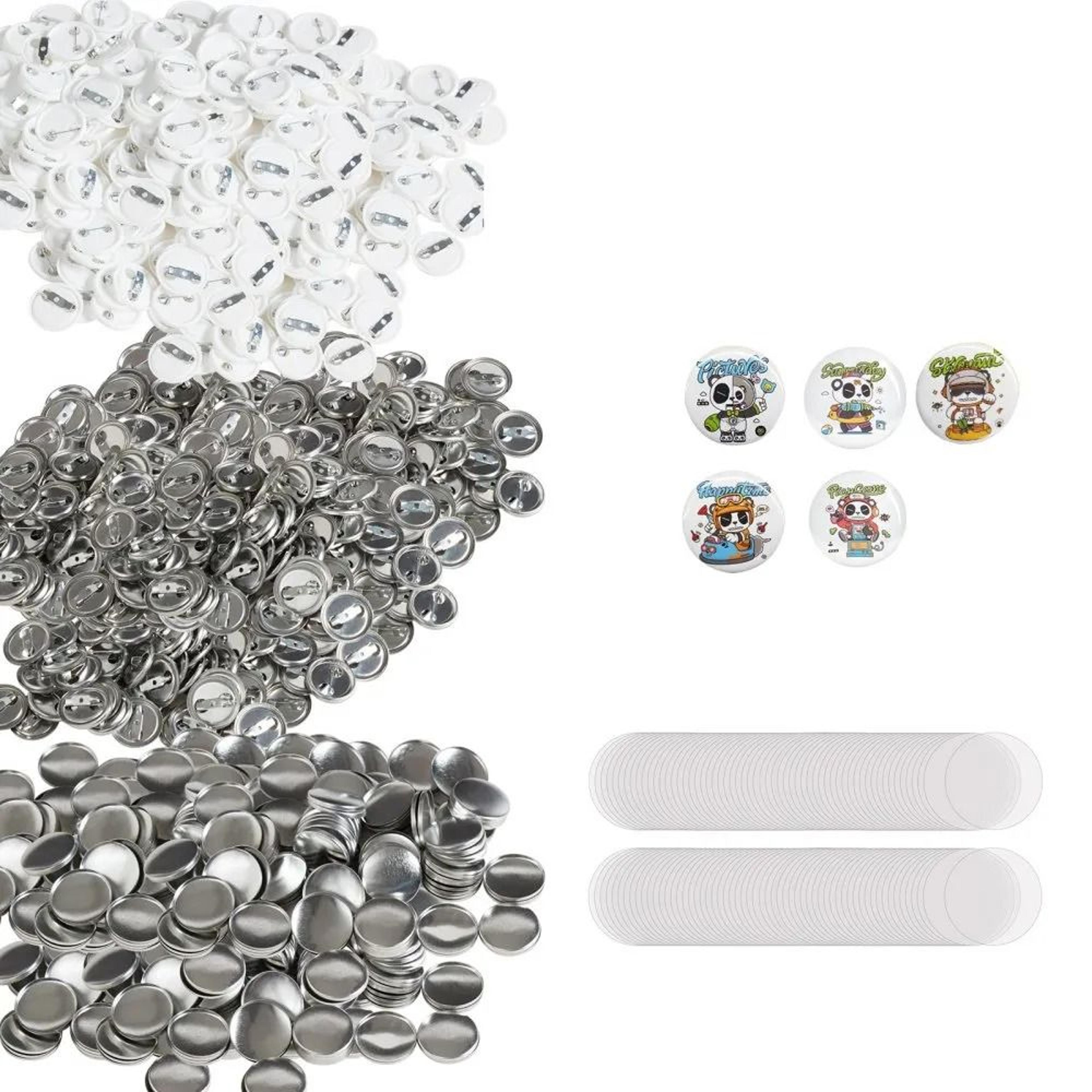 500 sets 25mm button badge parts kit diy pinback button maker supplies