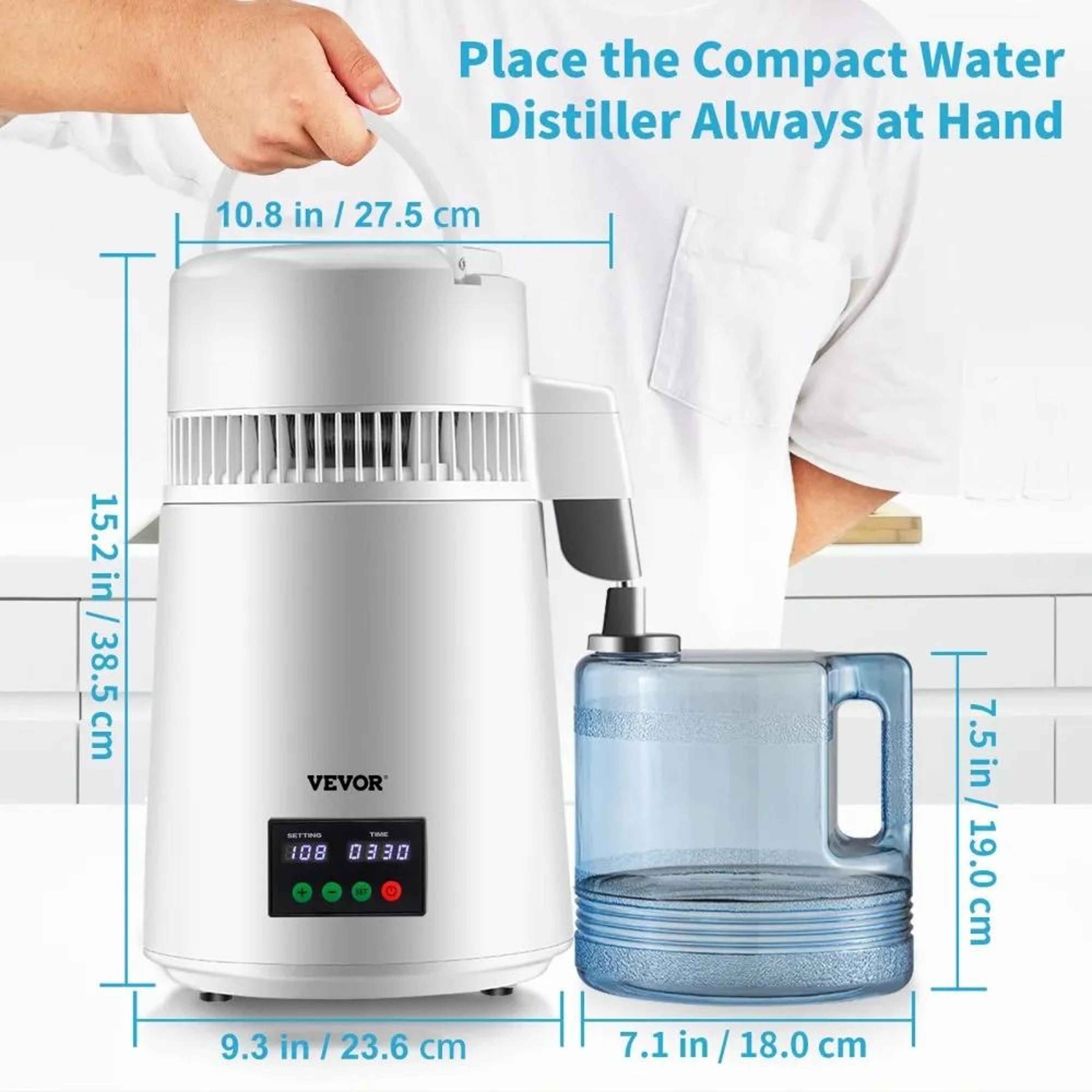 Water Distiller Machine 4L Countertop Distilled Water Maker 2