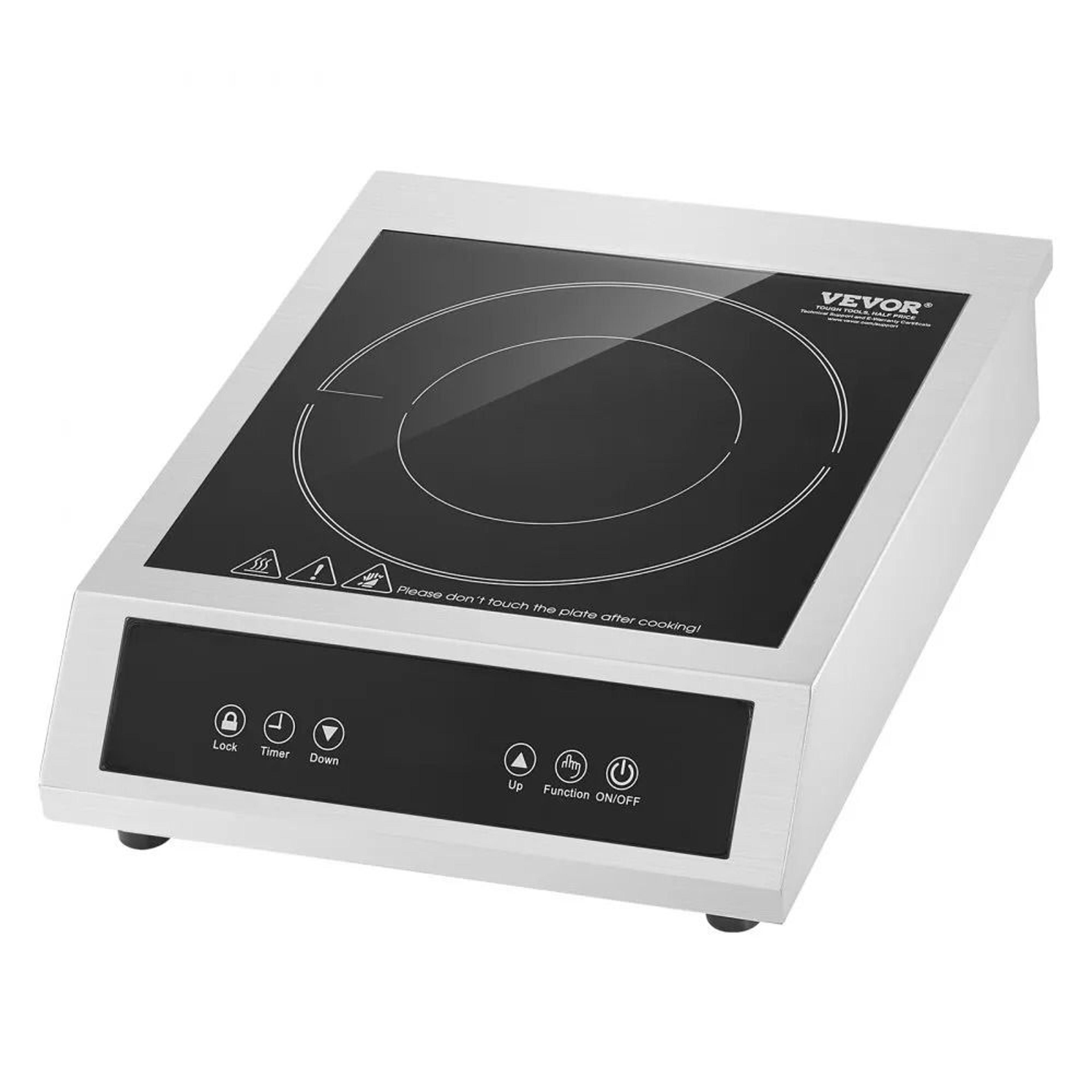 portable induction cooktop 1800w commercial burner with precision temperature control