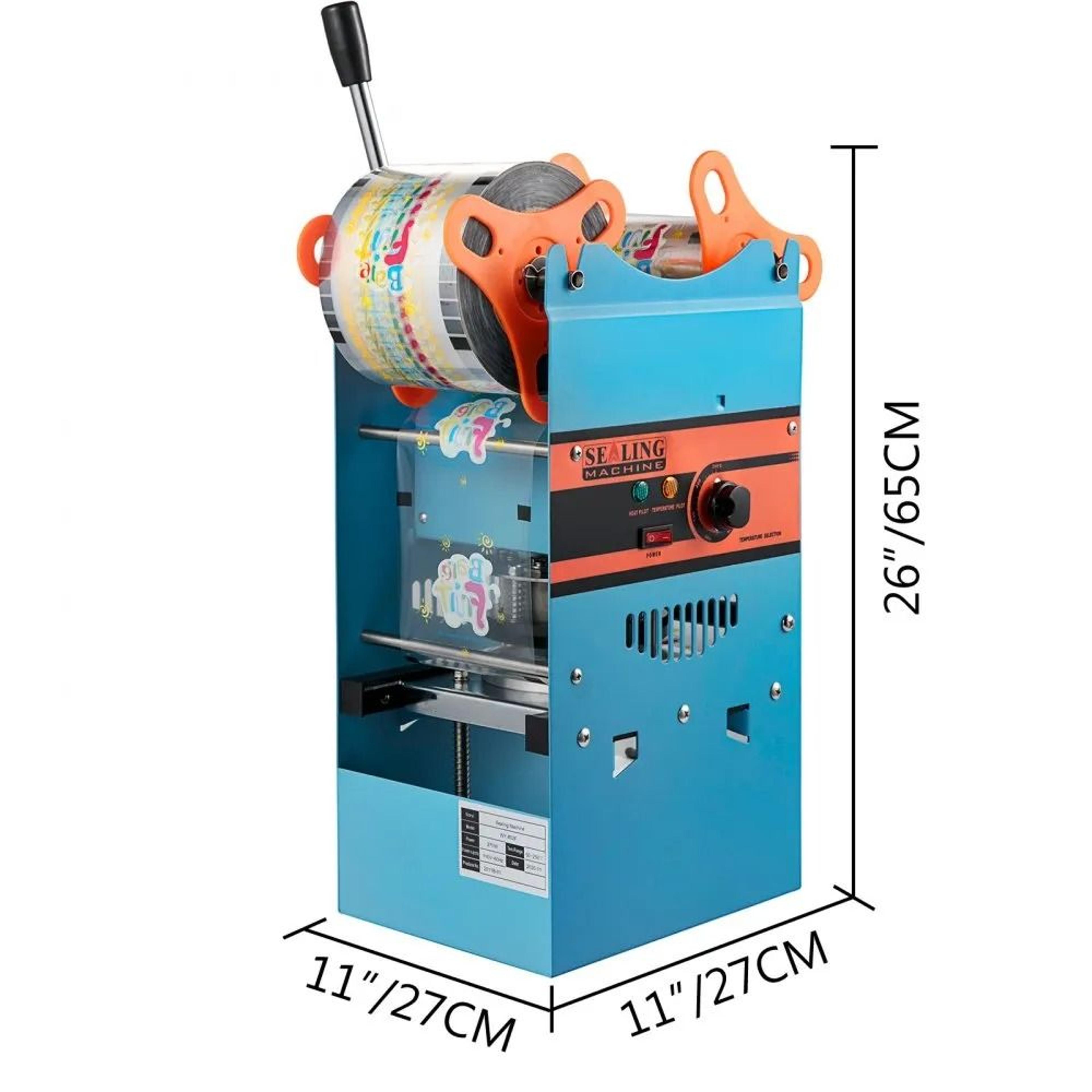 Manual Tea Cup Sealer Machine 500 Cups Hour Boba Tea Sealing Machine 7