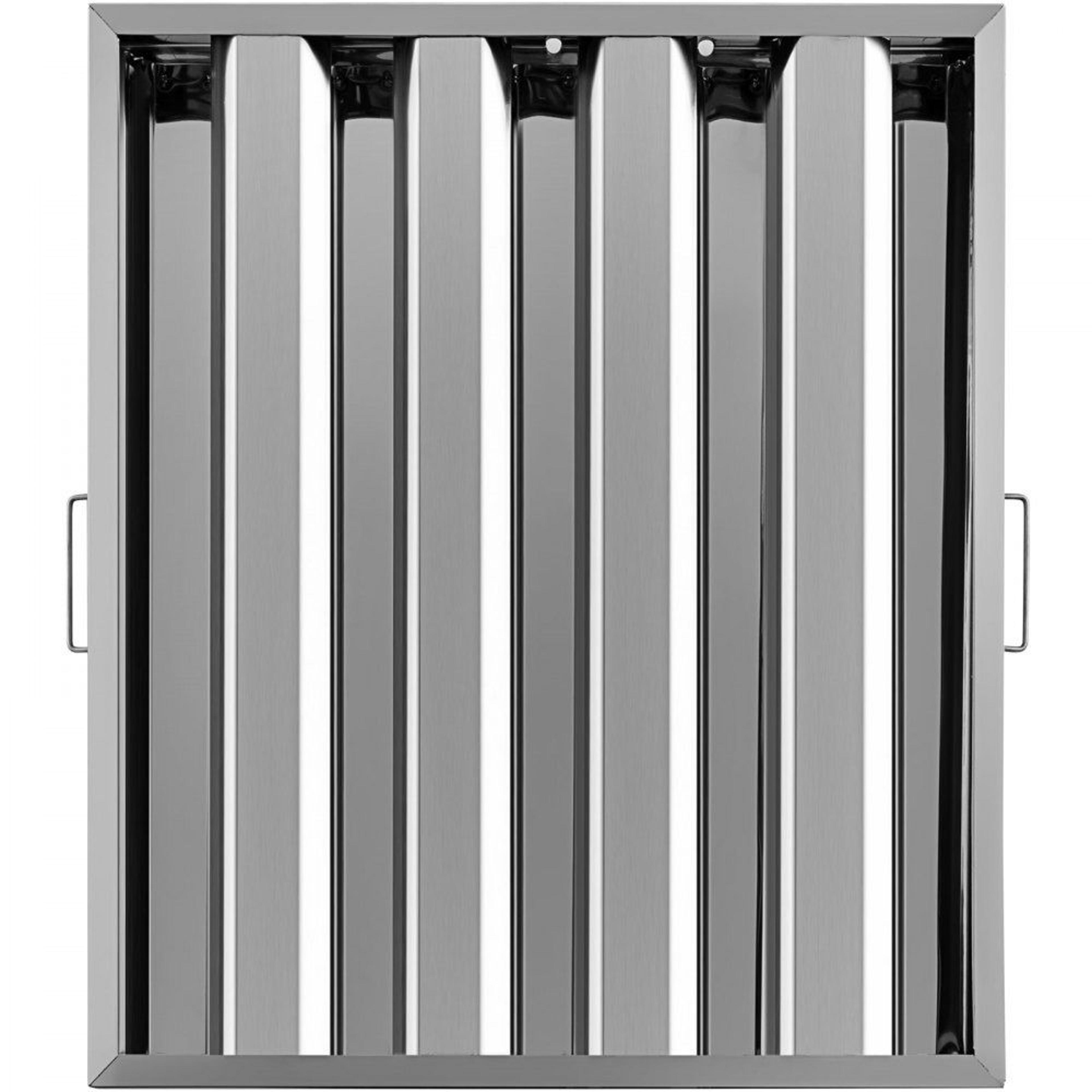 Commercial Hood Filters 6 Pack 430 Stainless Steel Grease Baffle Filters 7