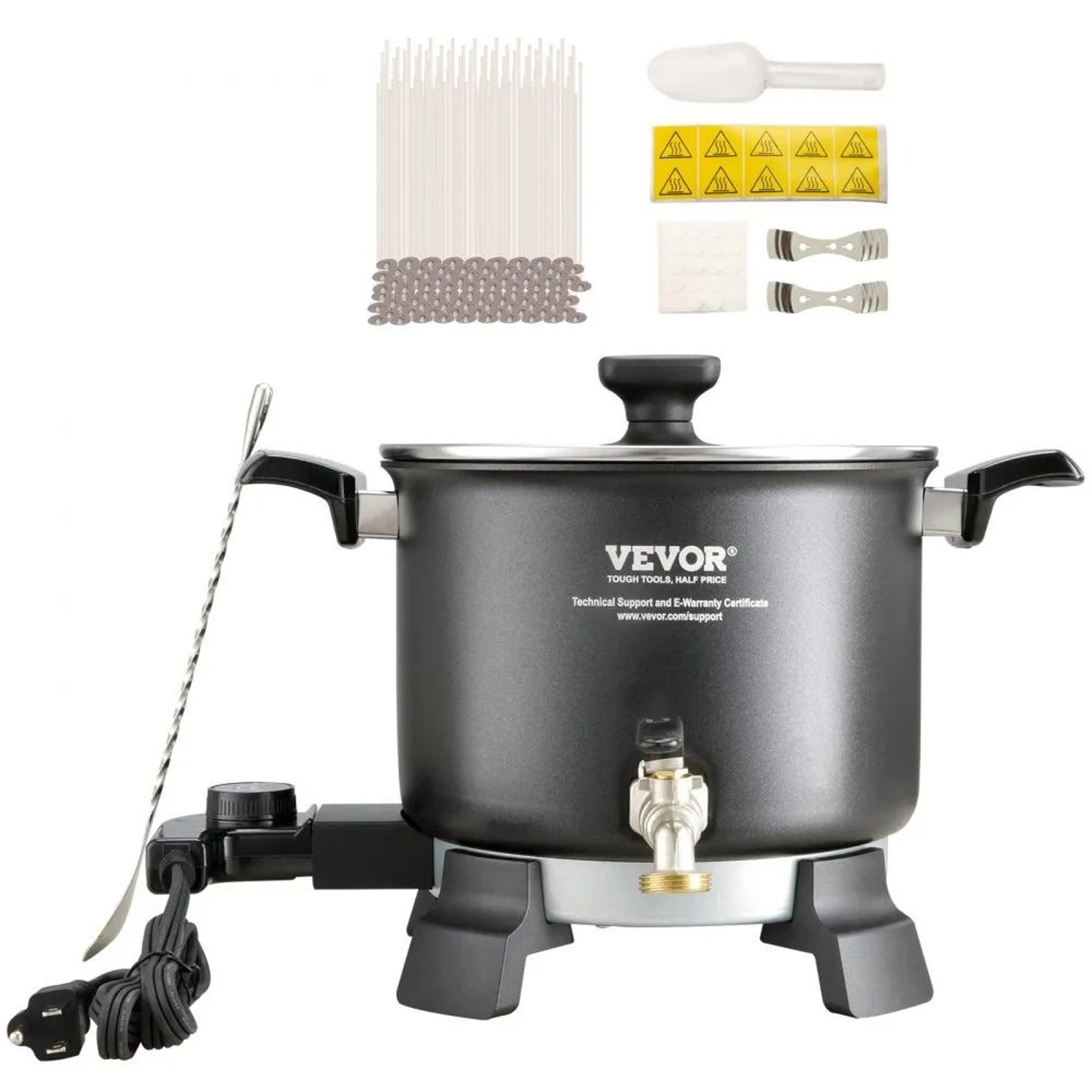 5l electric wax melter for candle making with temperature control
