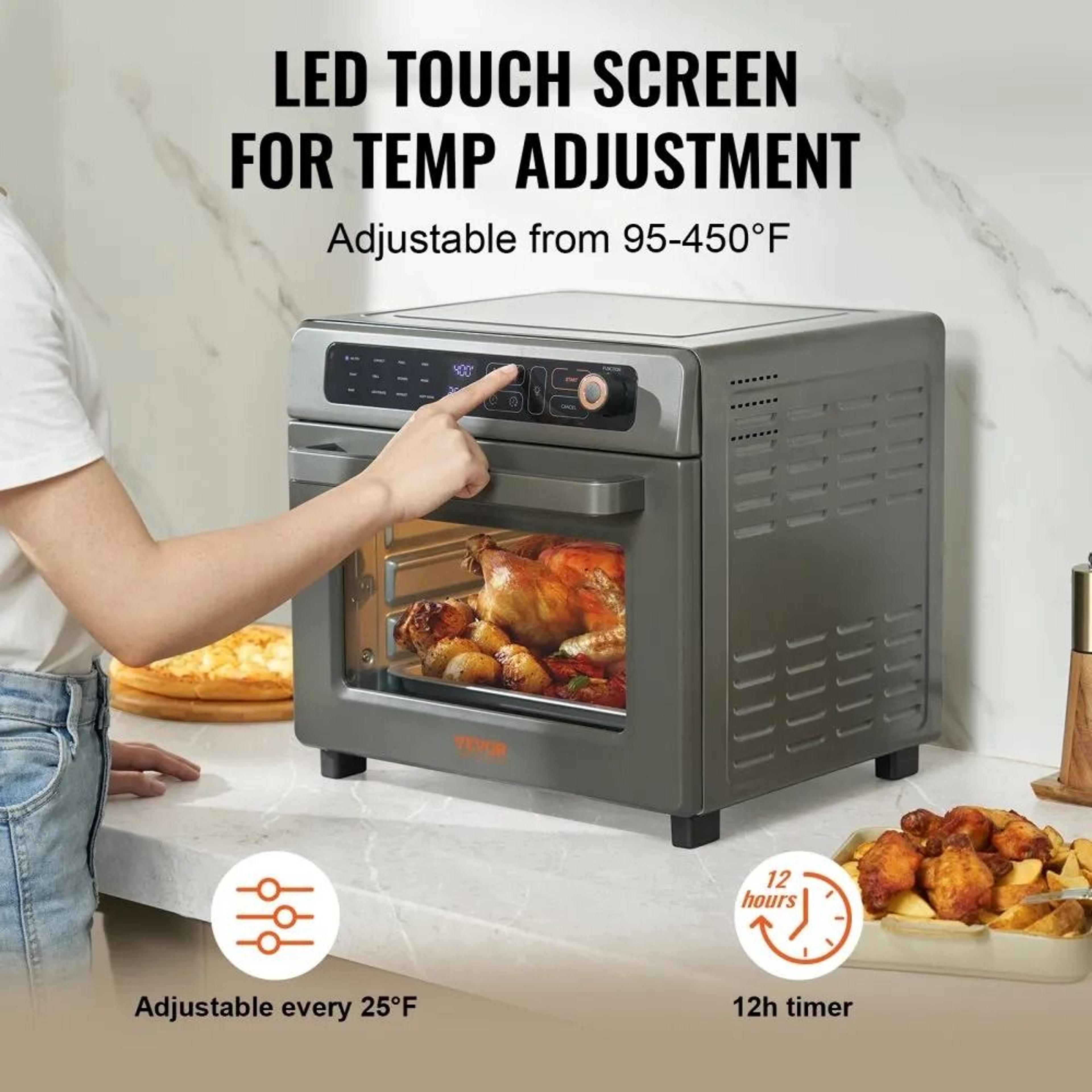 12in1 Air Fryer Toaster Oven 25L Countertop Convection Oven 3