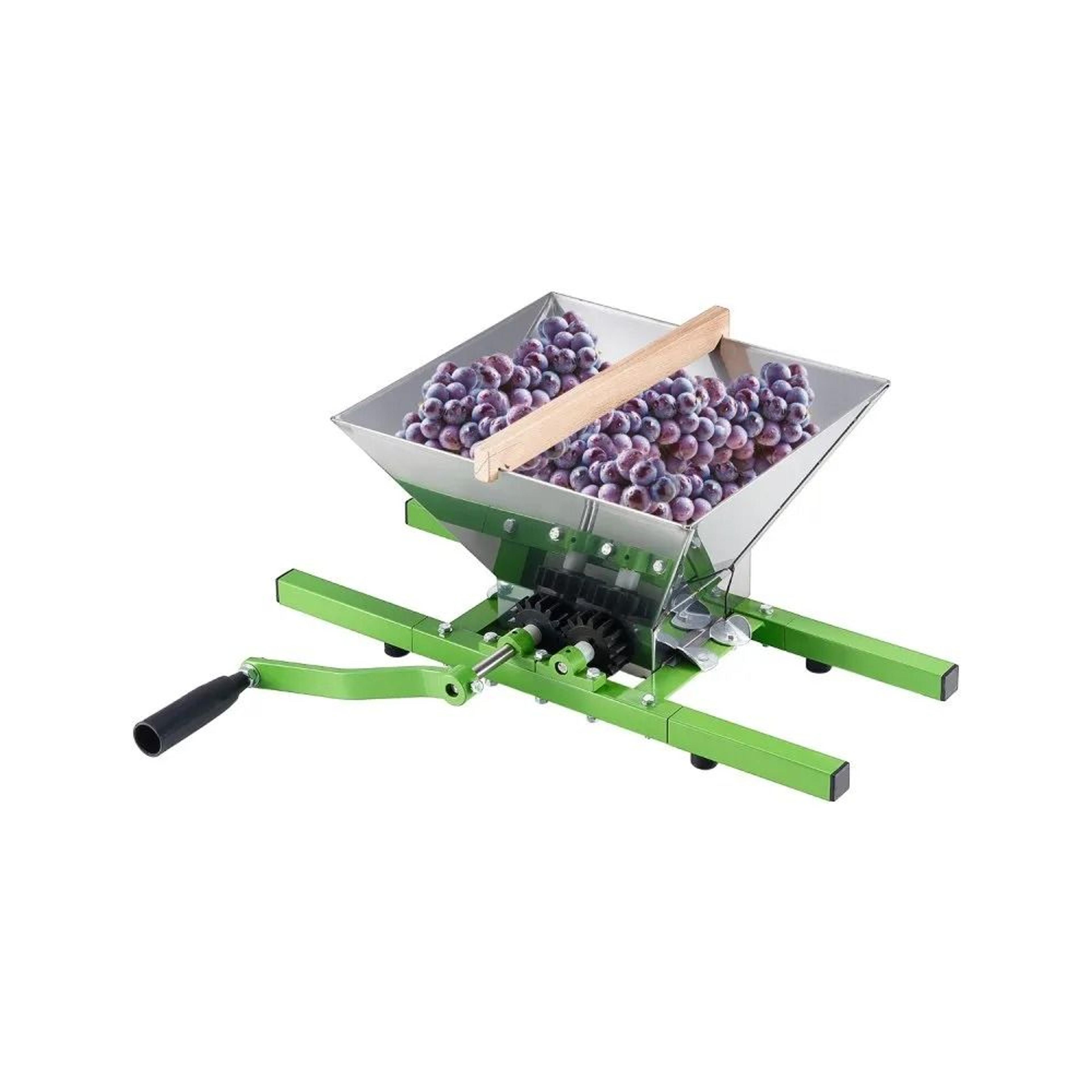 stainless steel fruit and apple crusher 7l manual wine cider maker