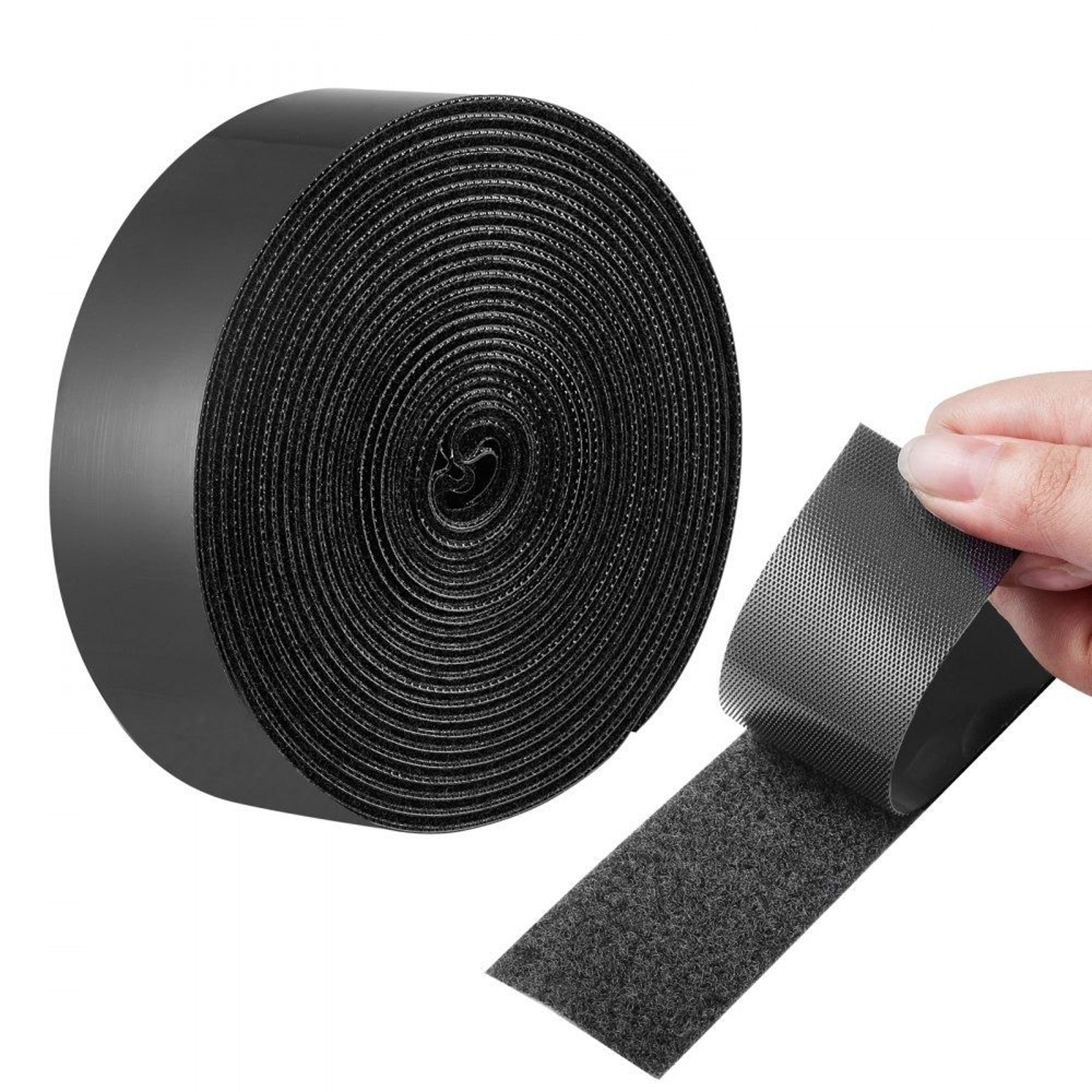 heavy duty hook and loop tape self adhesive fastener roll for home office crafting