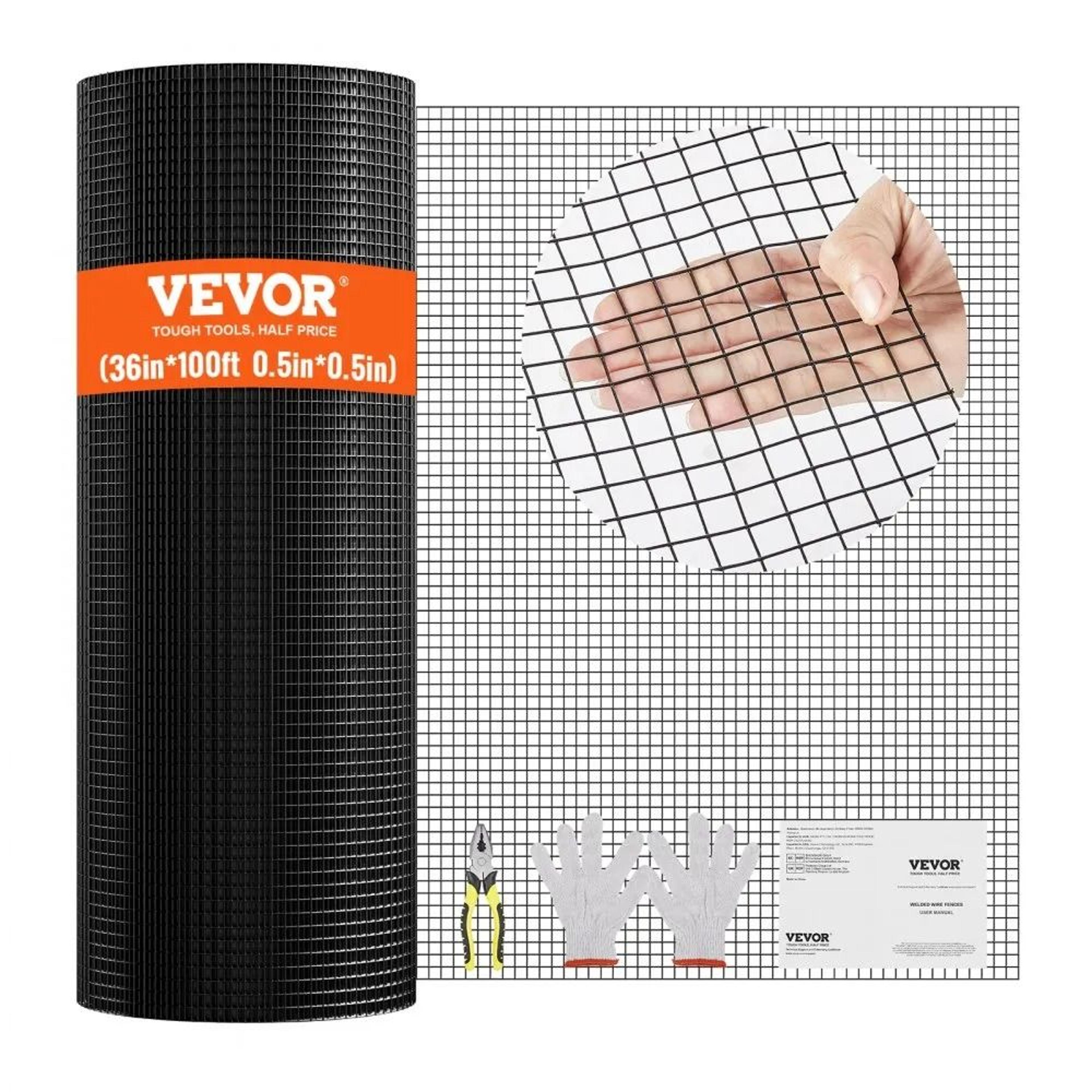heavy duty hardware cloth 36 x 100 ft galvanized wire mesh roll for chicken coop and garden protection