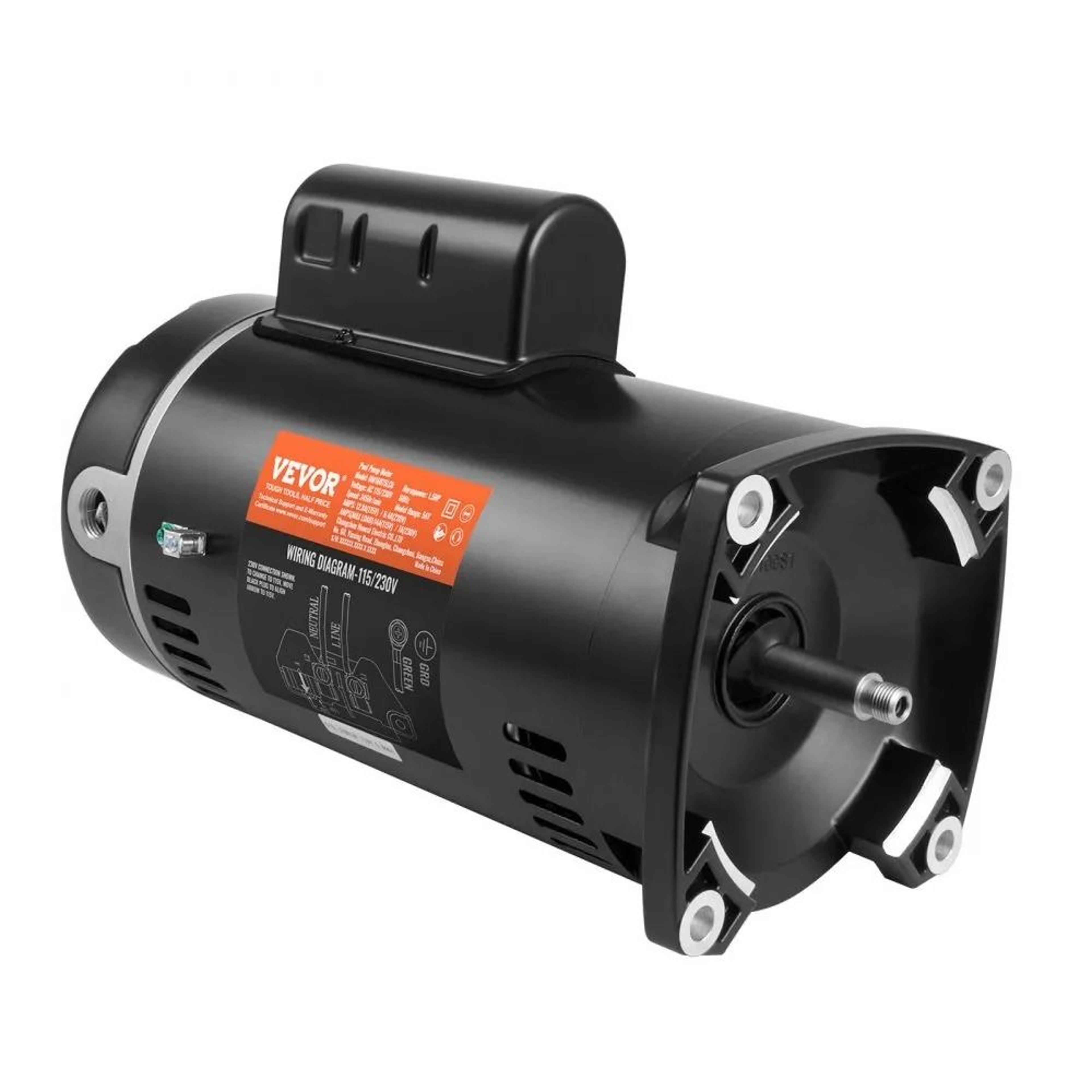 1.5hp pool pump motor 56y frame high efficiency replacement motor