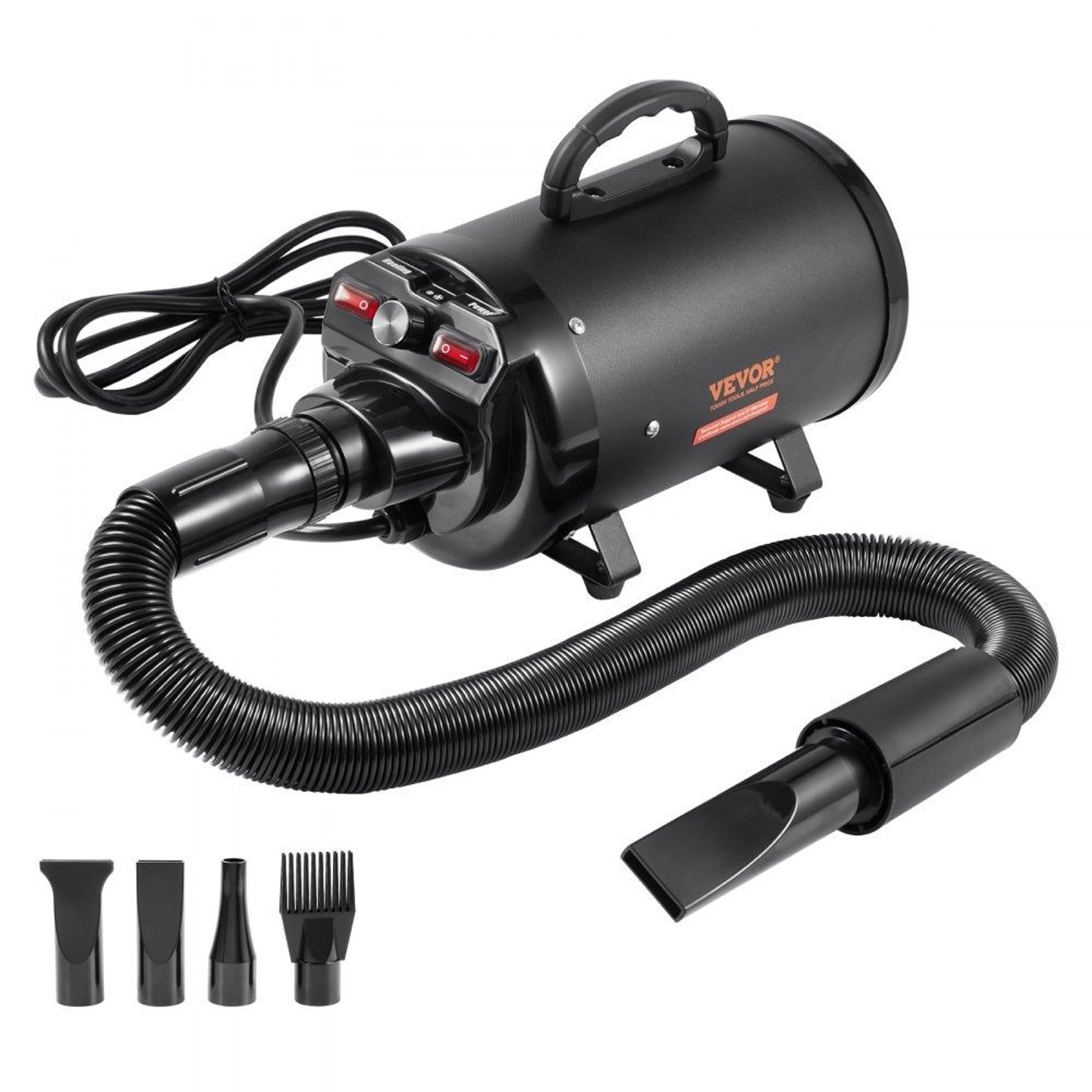 professional dog dryer 2000w pet grooming blow dryer with adjustable speed temperature control