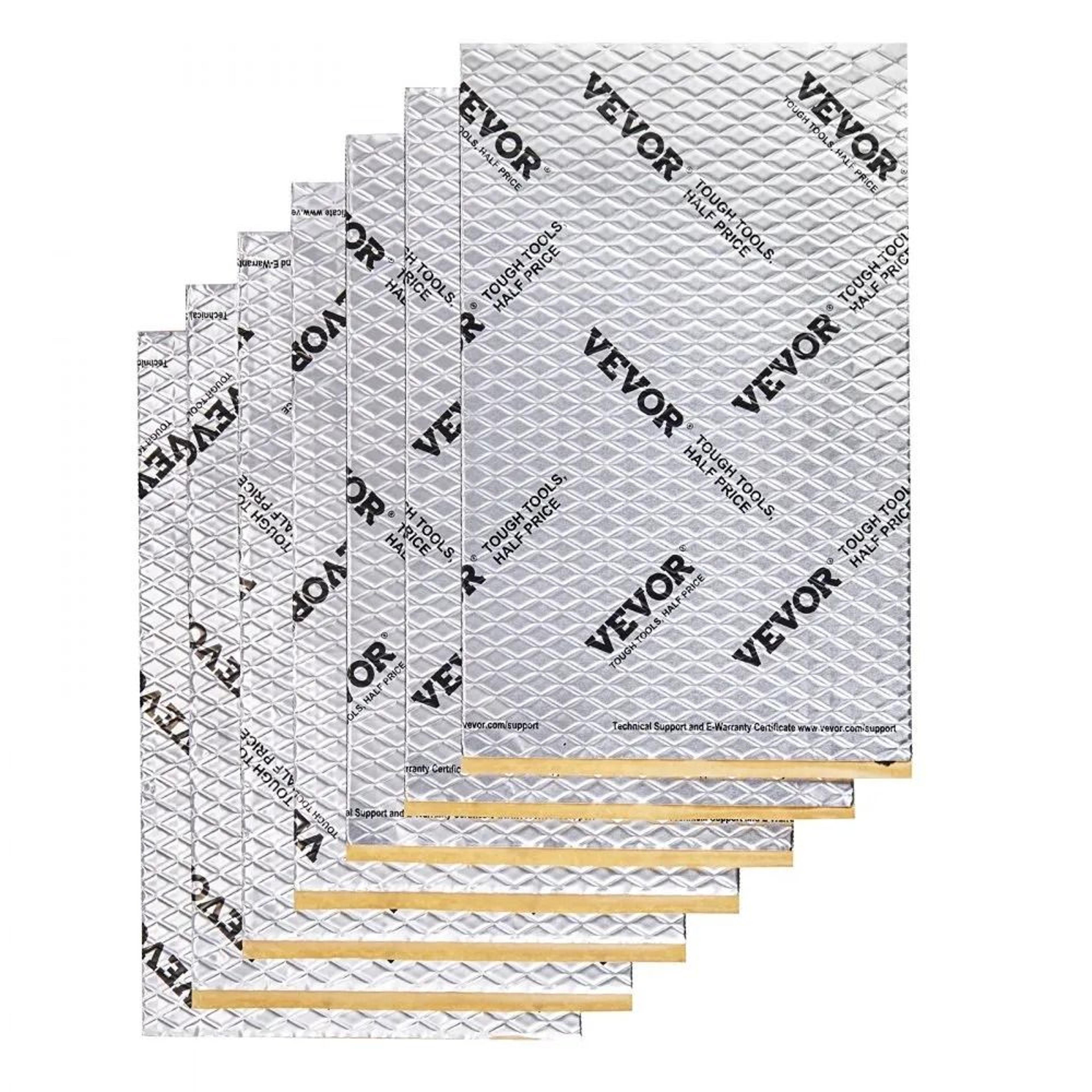 car sound deadening mat 52 sq ft butyl noise insulation material