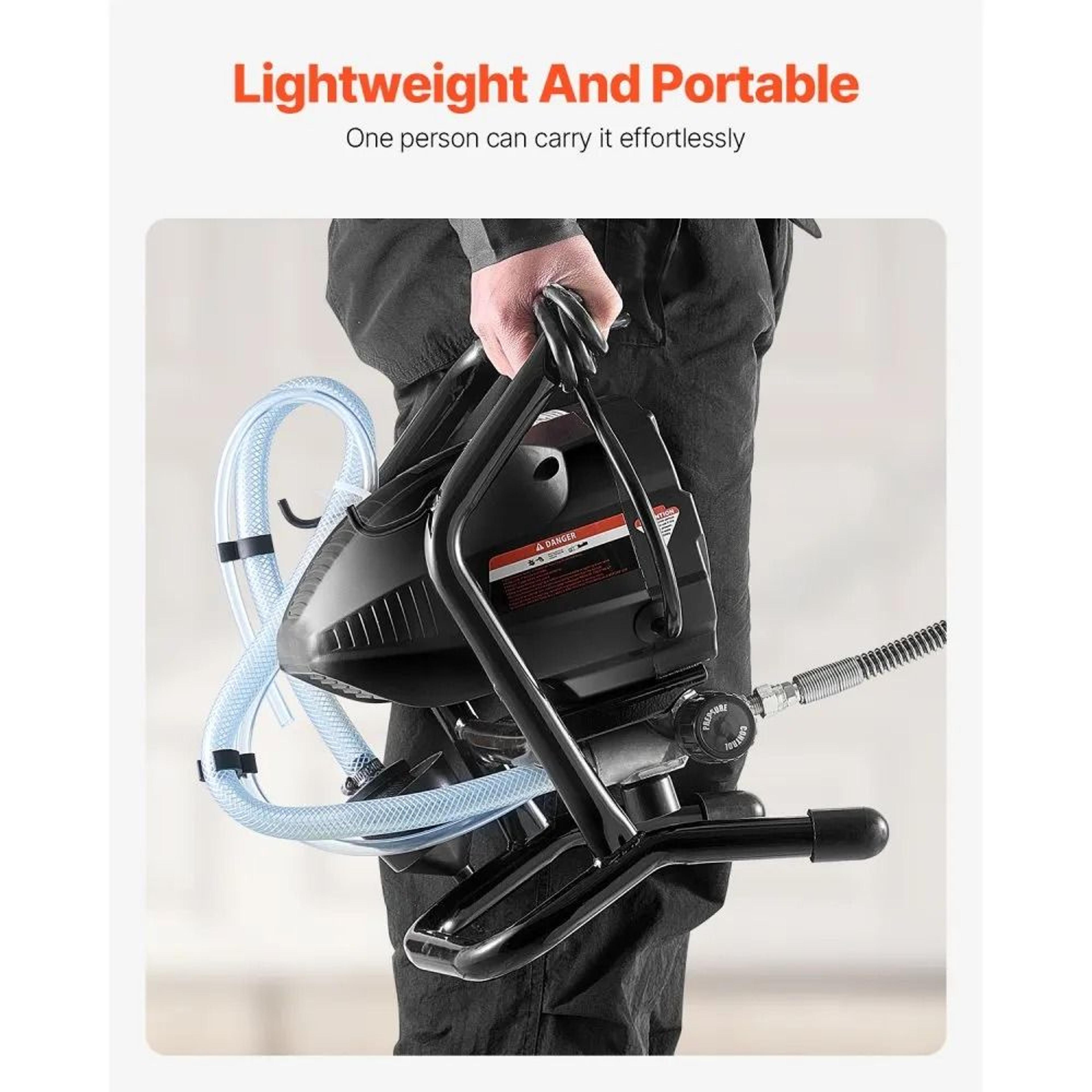 Stand Airless Paint Sprayer 650W 3000PSI Electric Paint Sprayer Machine For Home Projects 4