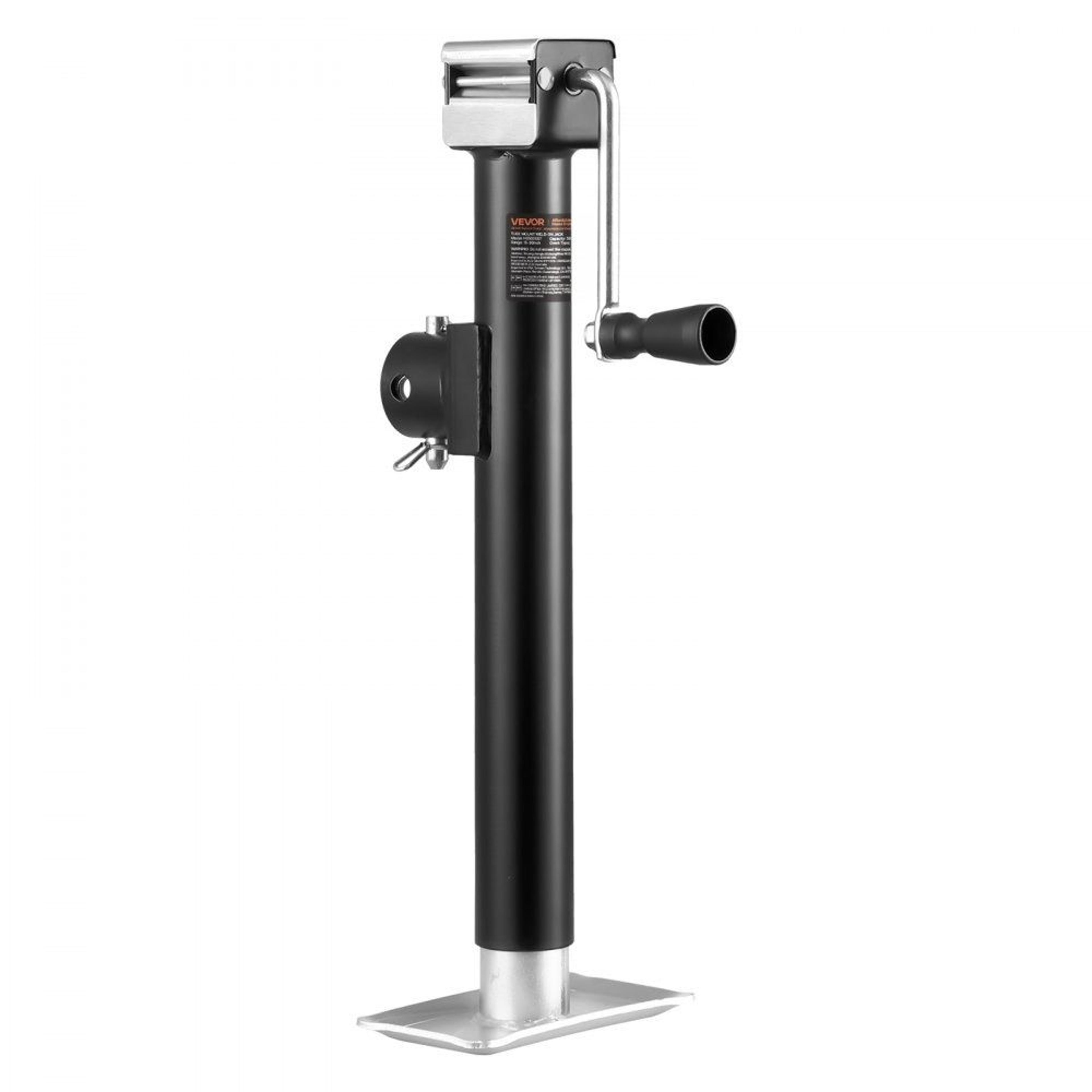 heavy duty trailer jack 5000 lbs weld on swivel jack with 15 inch travel