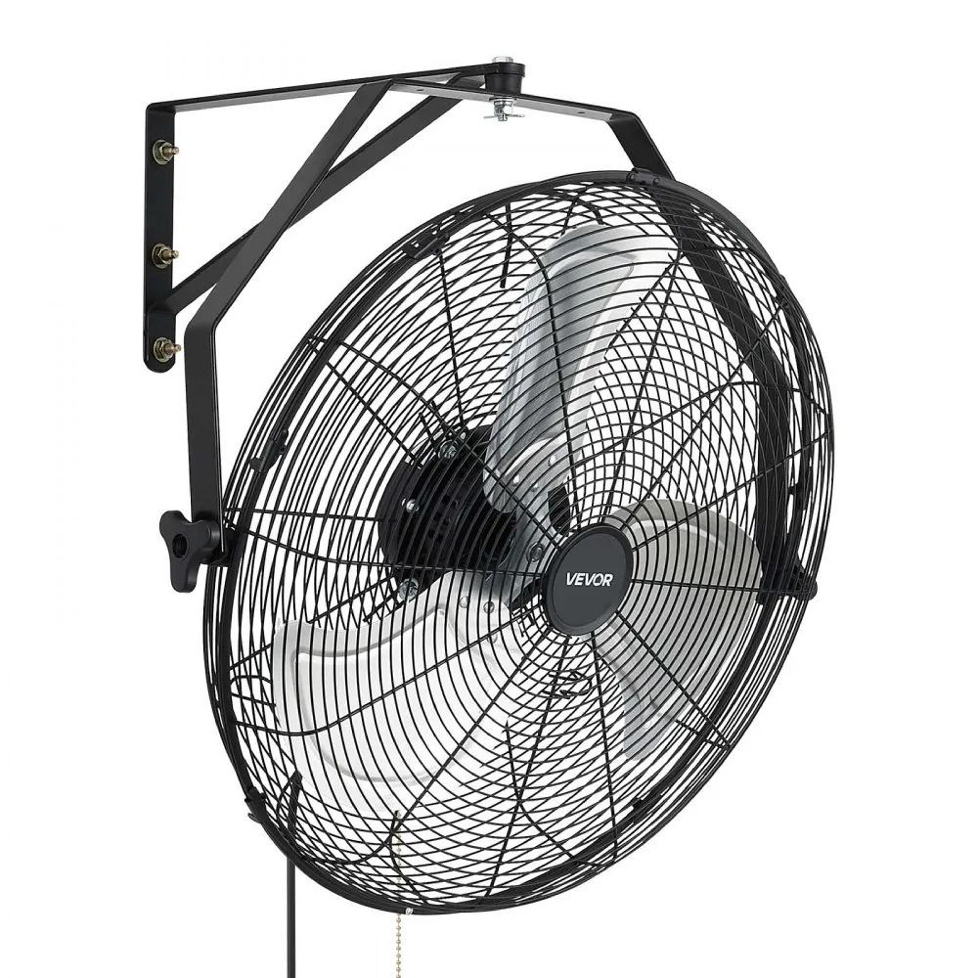 20 Inch Wall Mount Fan With Powerful Airflow For Garage Workshop And Commercial Cooling 7