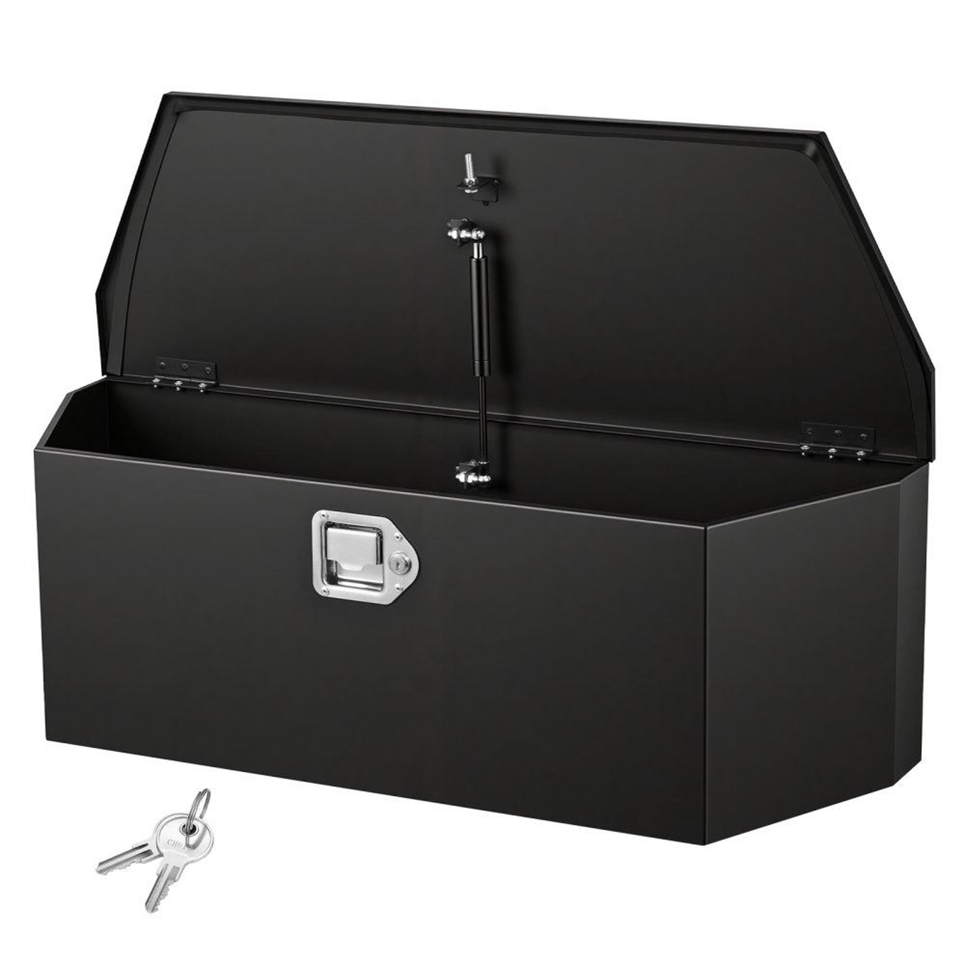 heavy duty trailer tongue tool box steel storage chest with lock for rv and truck