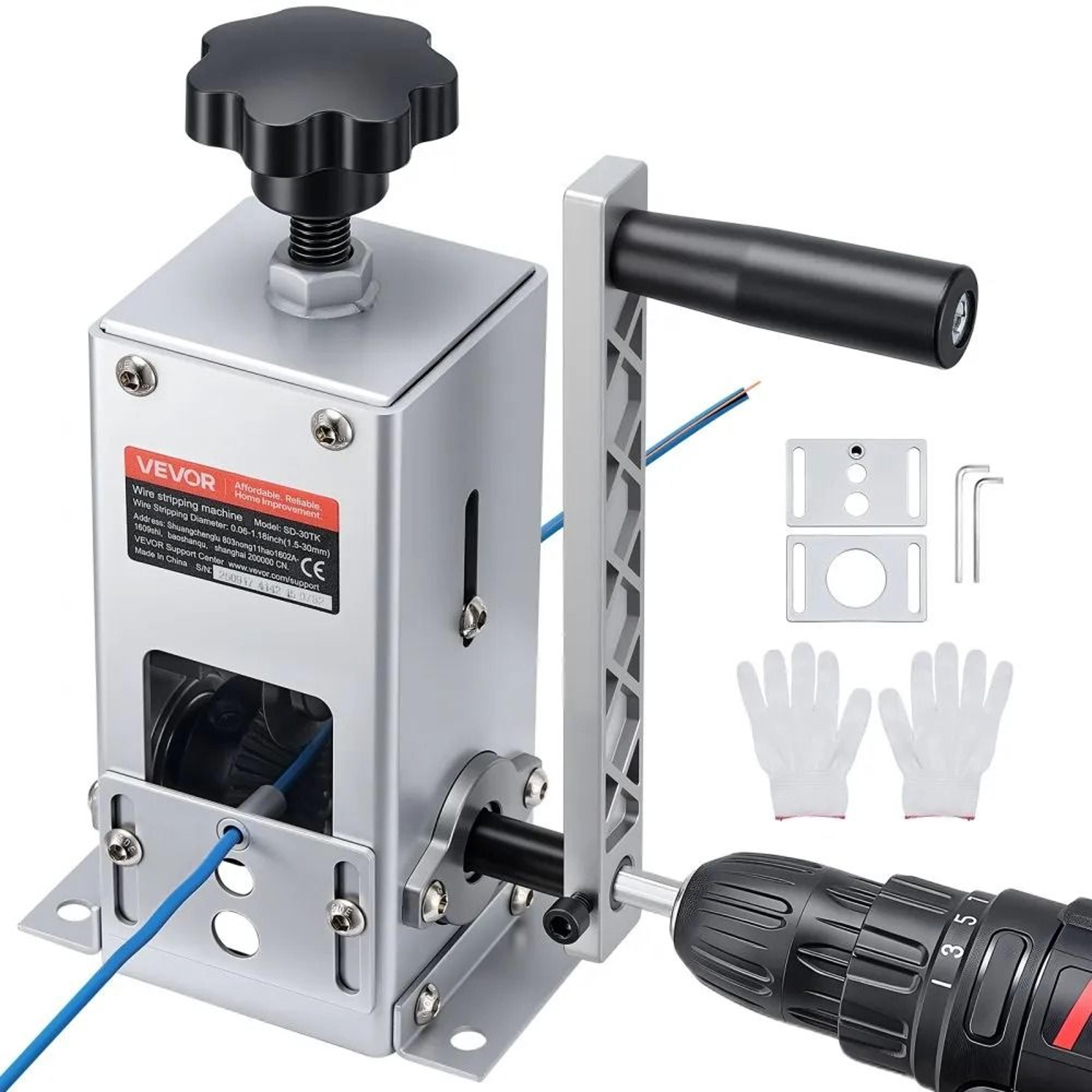 manual wire stripper machine copper cable stripping tool for recycling and diy