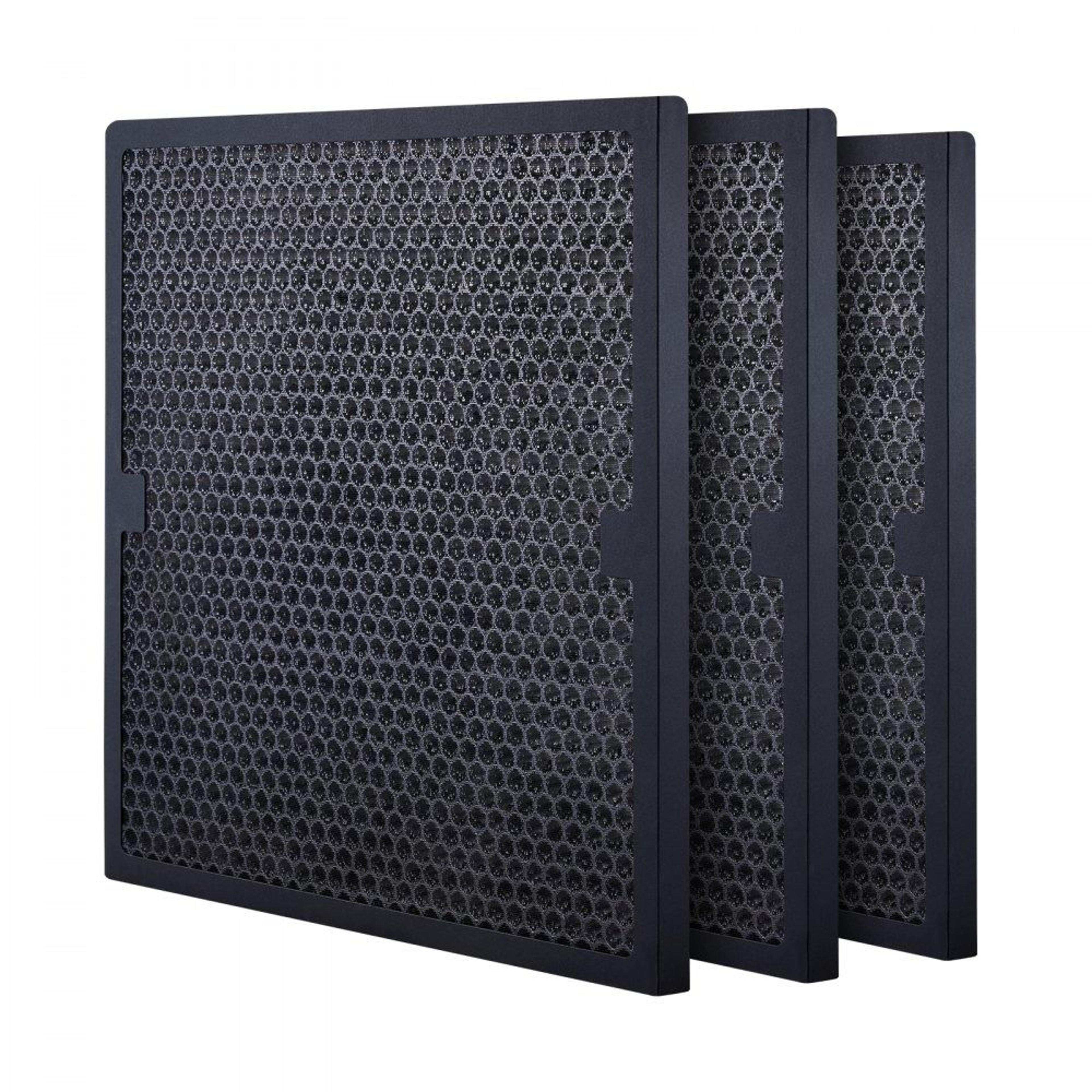 3 pack active carbon filters 16 x 19 air scrubber replacement filters