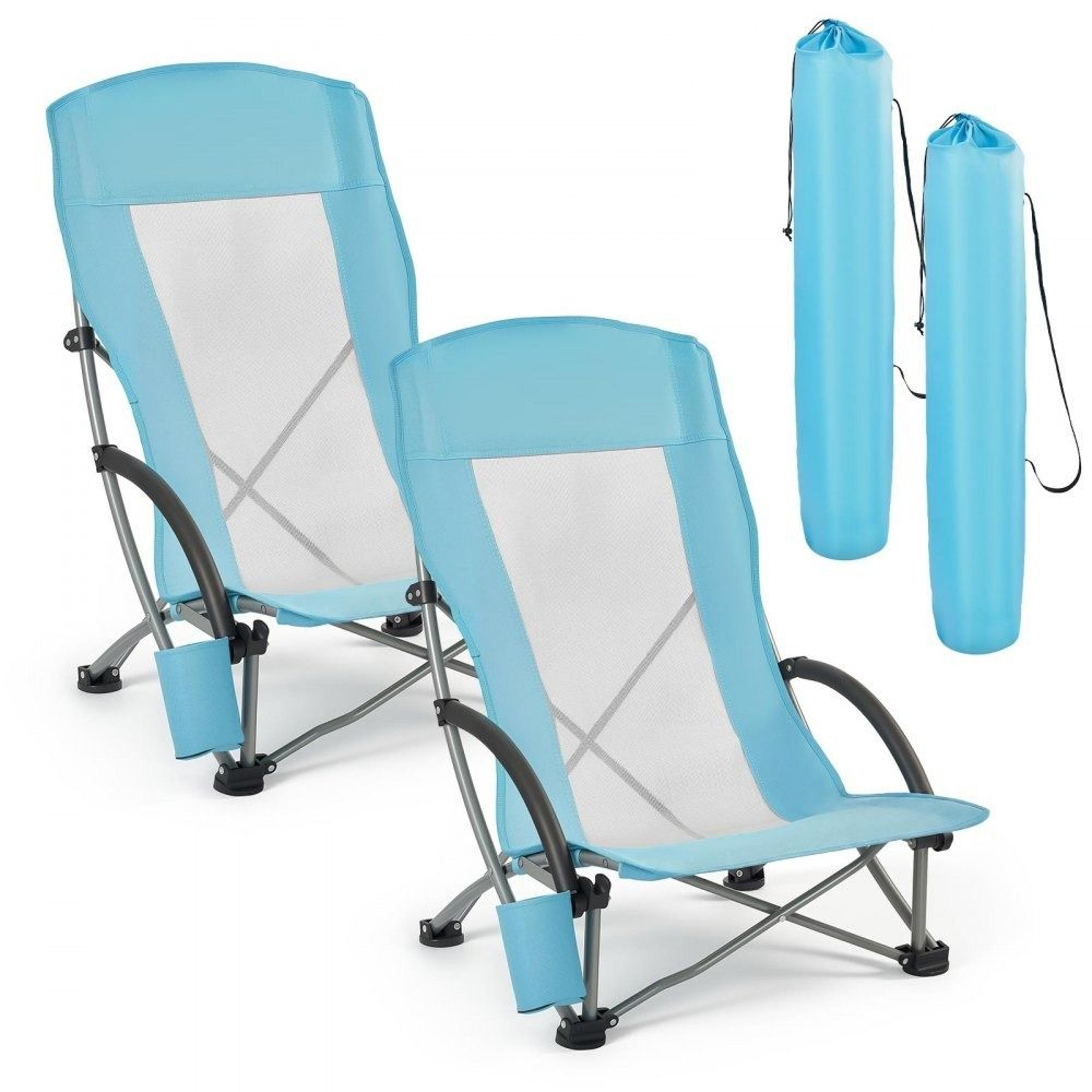 high back folding beach chair heavy duty camping chair with cup holders