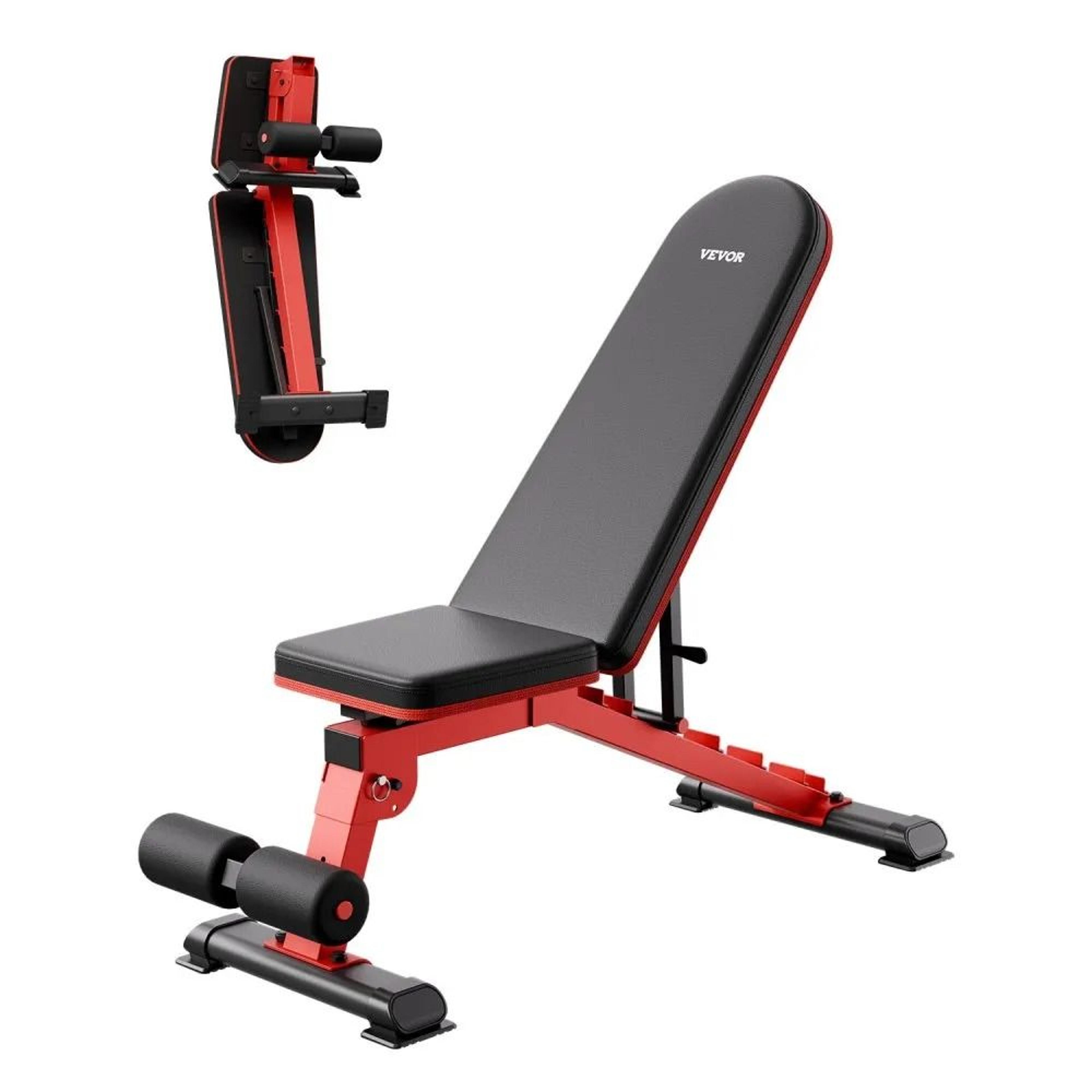 heavy duty adjustable weight bench for full body home gym strength training