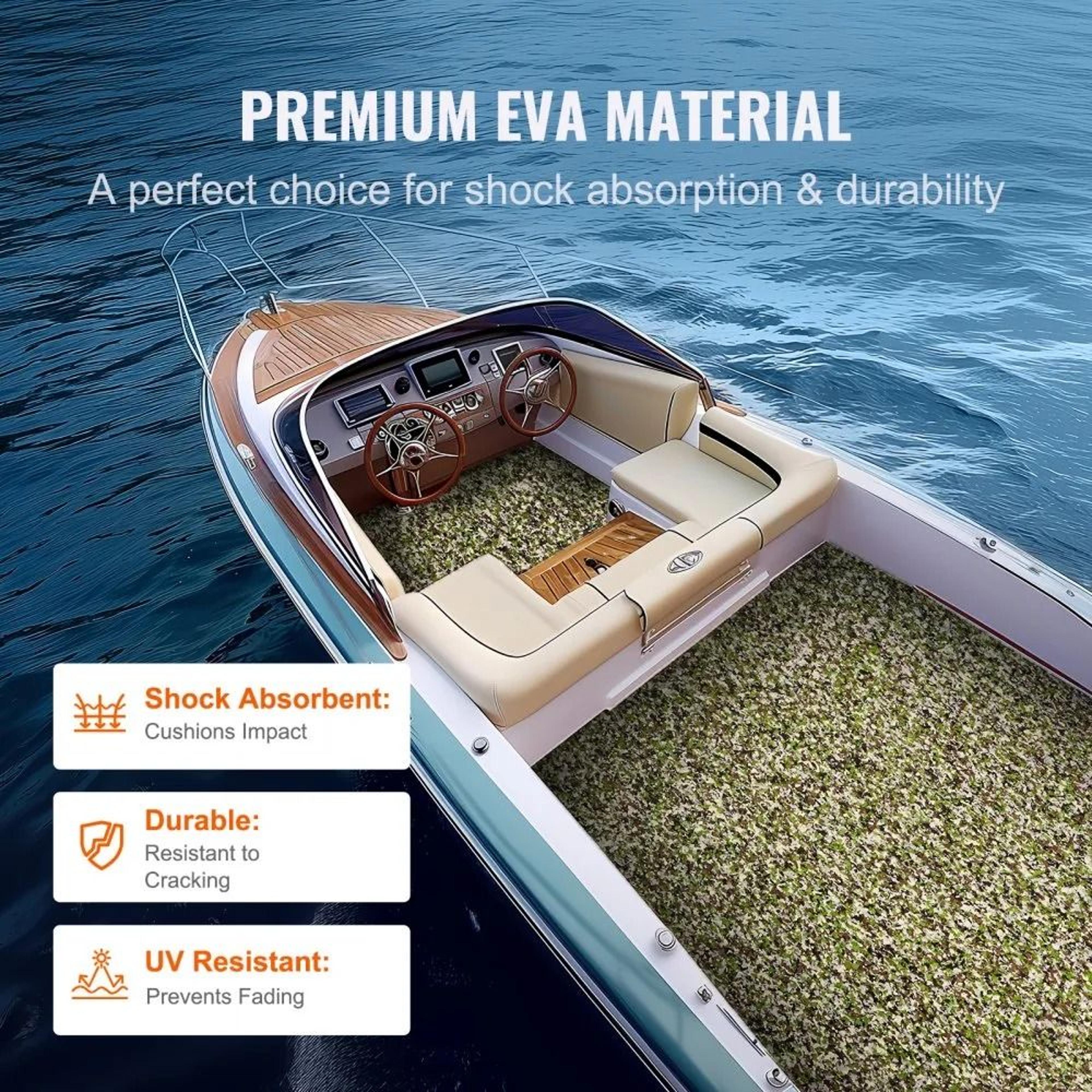 Boat Flooring EVA Foam Decking Non Slip Marine Floor Mat 5
