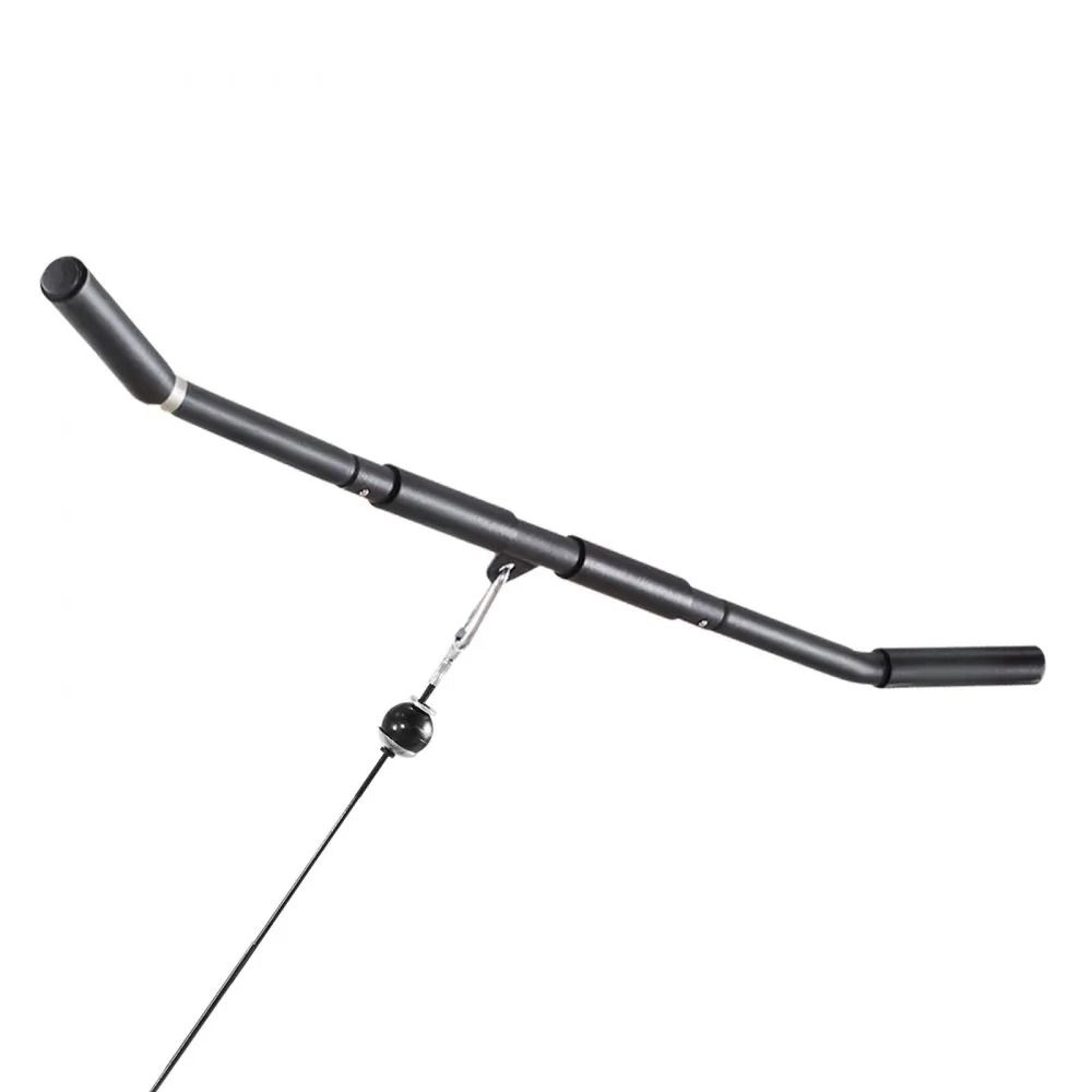 330 Lb Home Gym Cable Pulley System With LAT Pulldown And Lift Attachments 9