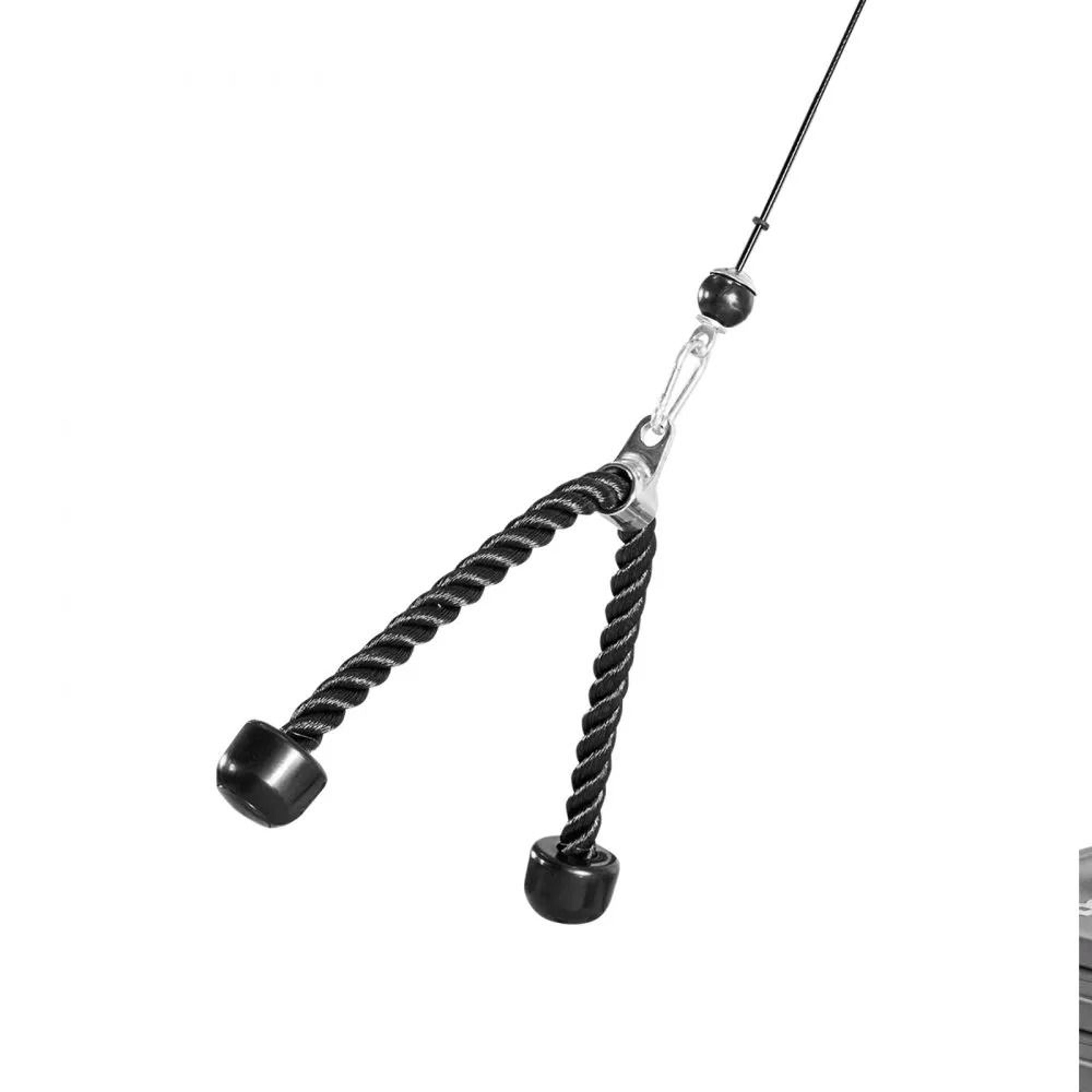 330 Lb Home Gym Cable Pulley System With LAT Pulldown And Lift Attachments 10