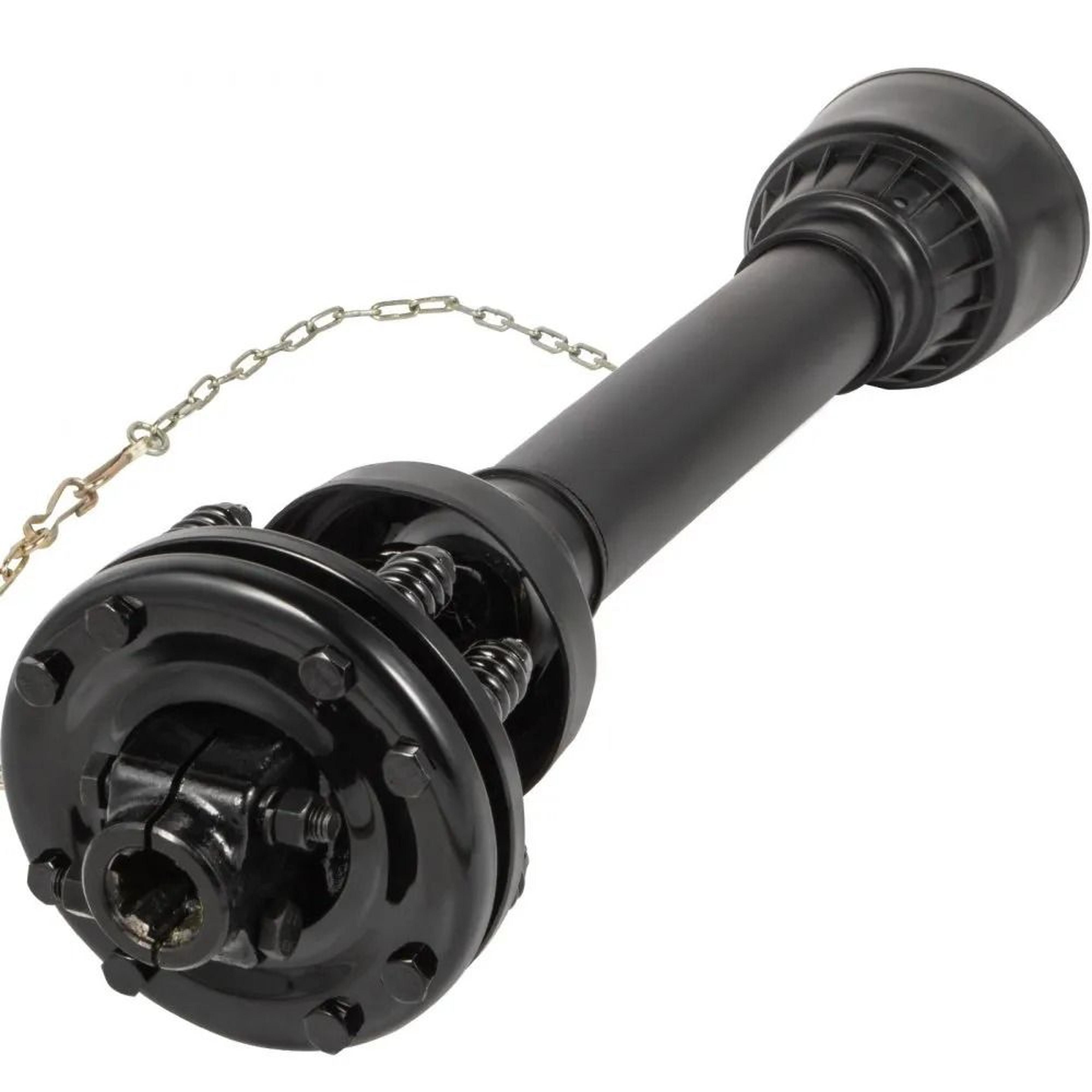 Series 5 PTO Drive Shaft With Slip Clutch 138 Inch 6 Spline 4357 Inch 8