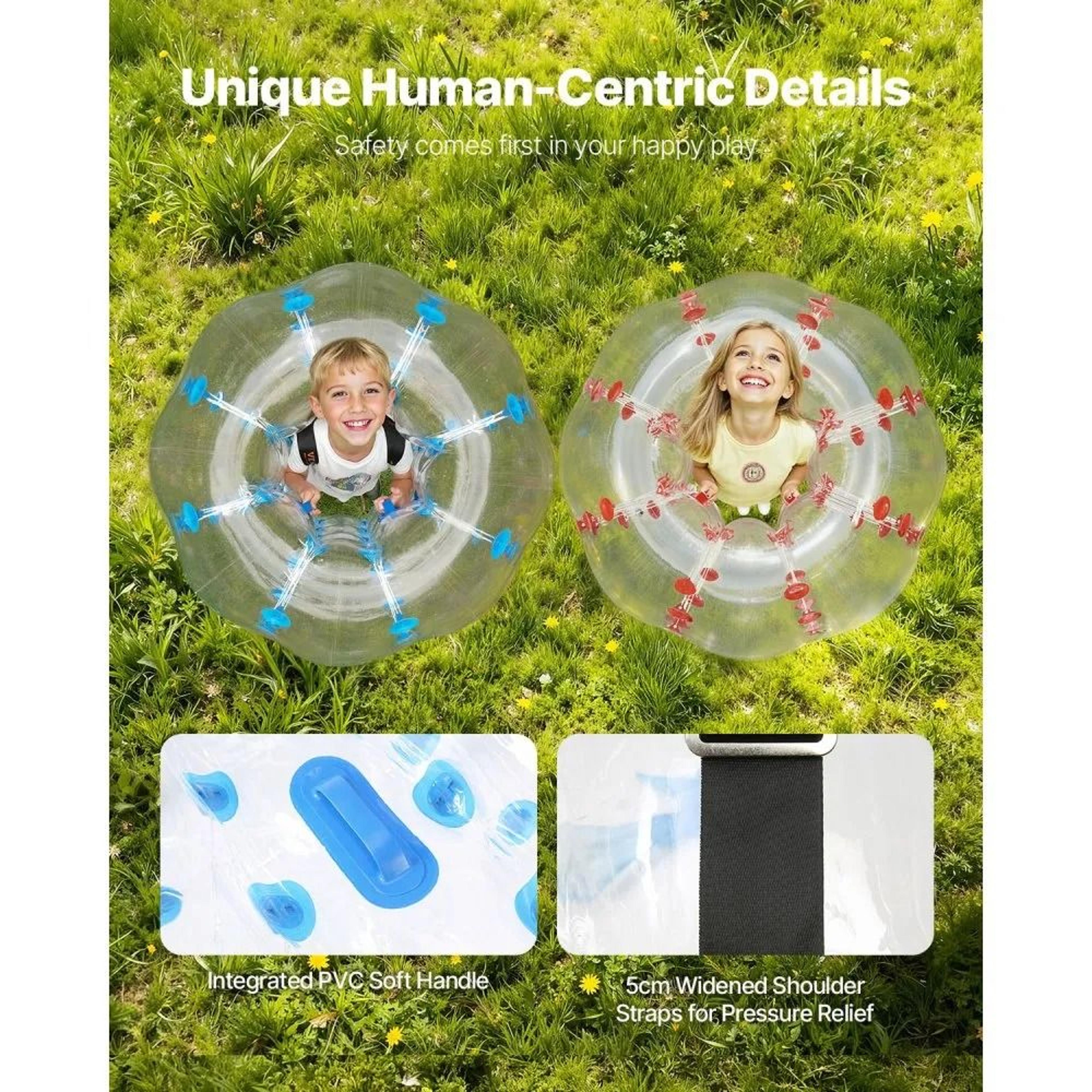 4FT Inflatable Bumper Balls 2 Pack For Teens And Adults 1