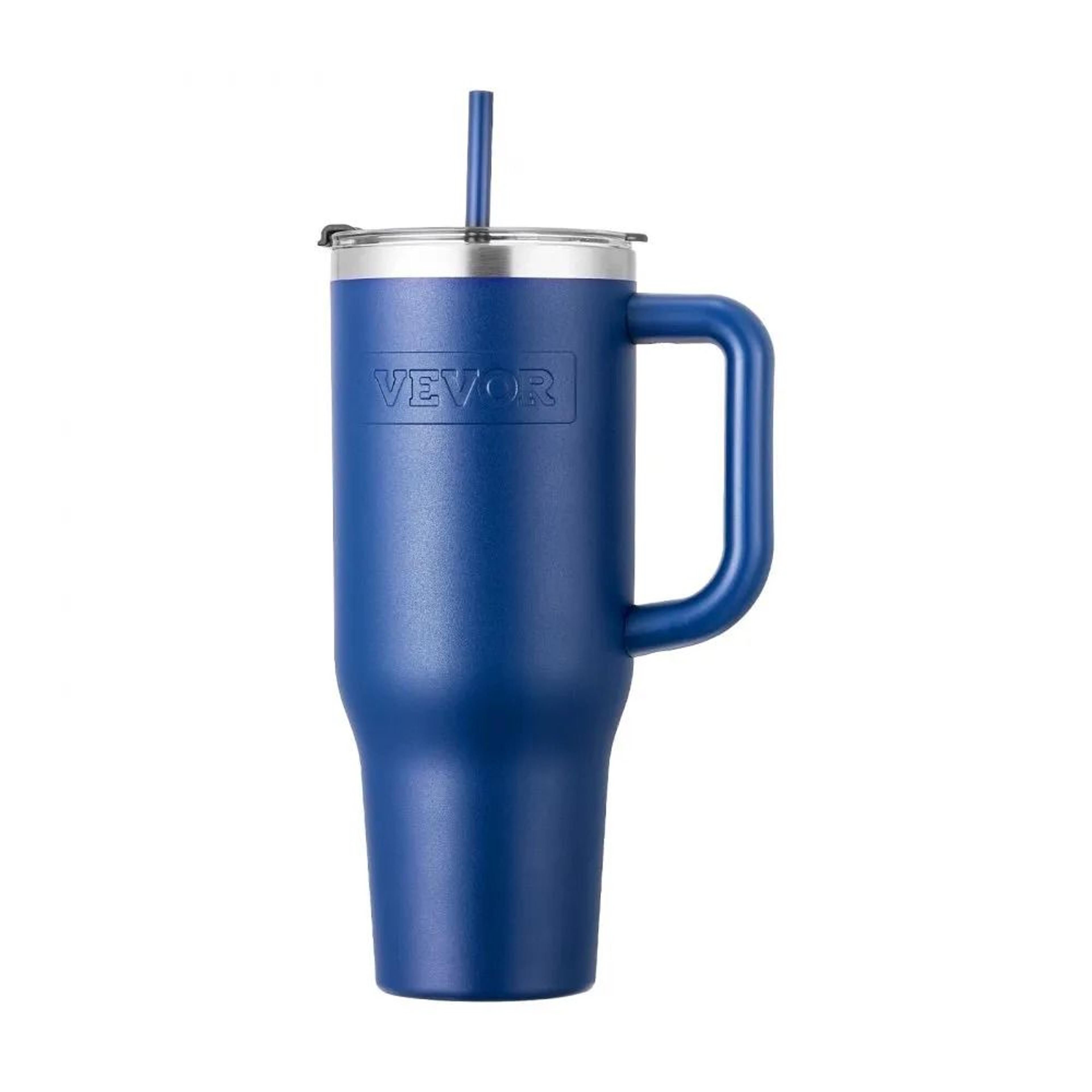 40 oz insulated water bottle with leakproof lid and carry handle