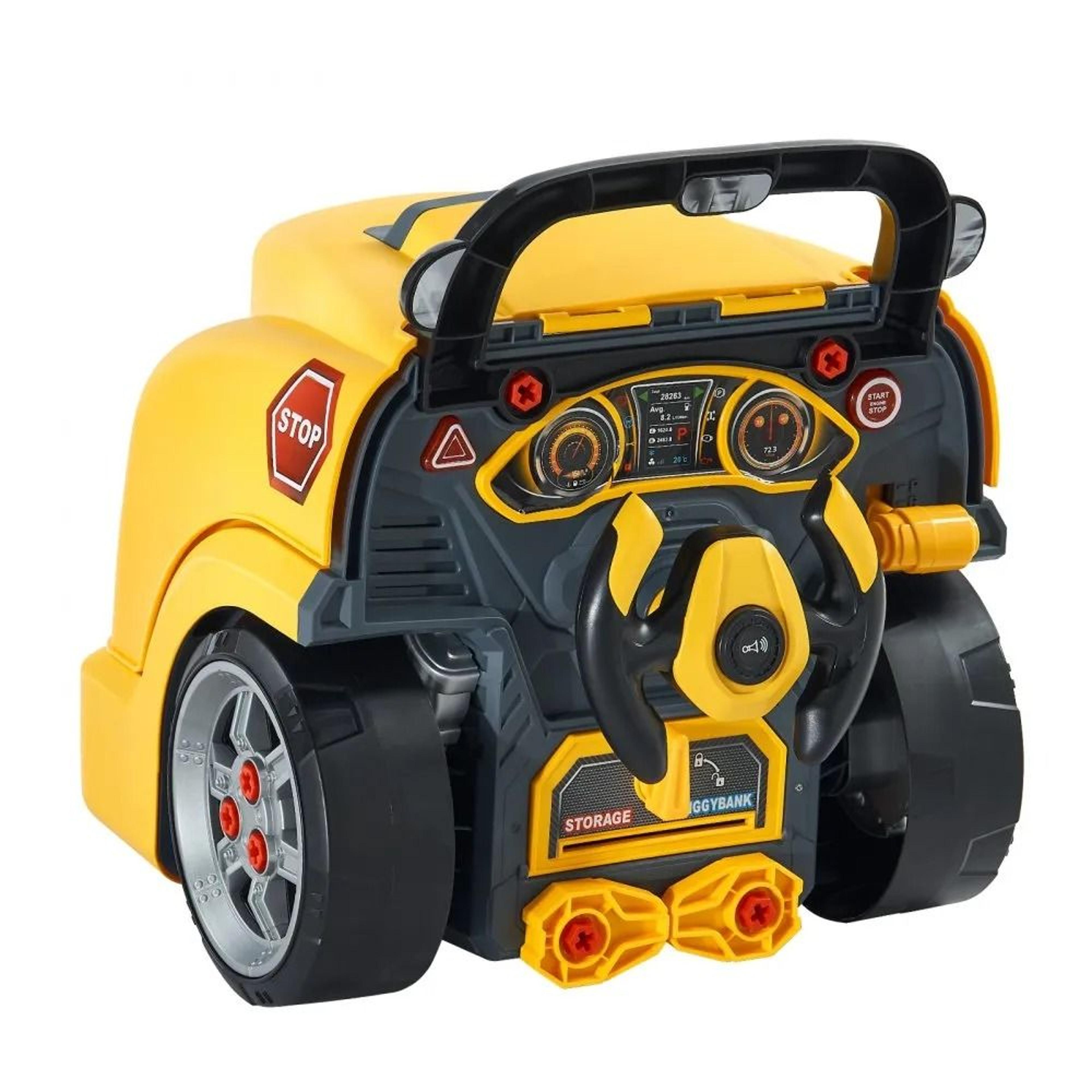 Kids Mechanic Engine Toy 60 Piece Interactive Car Repair Playset 9