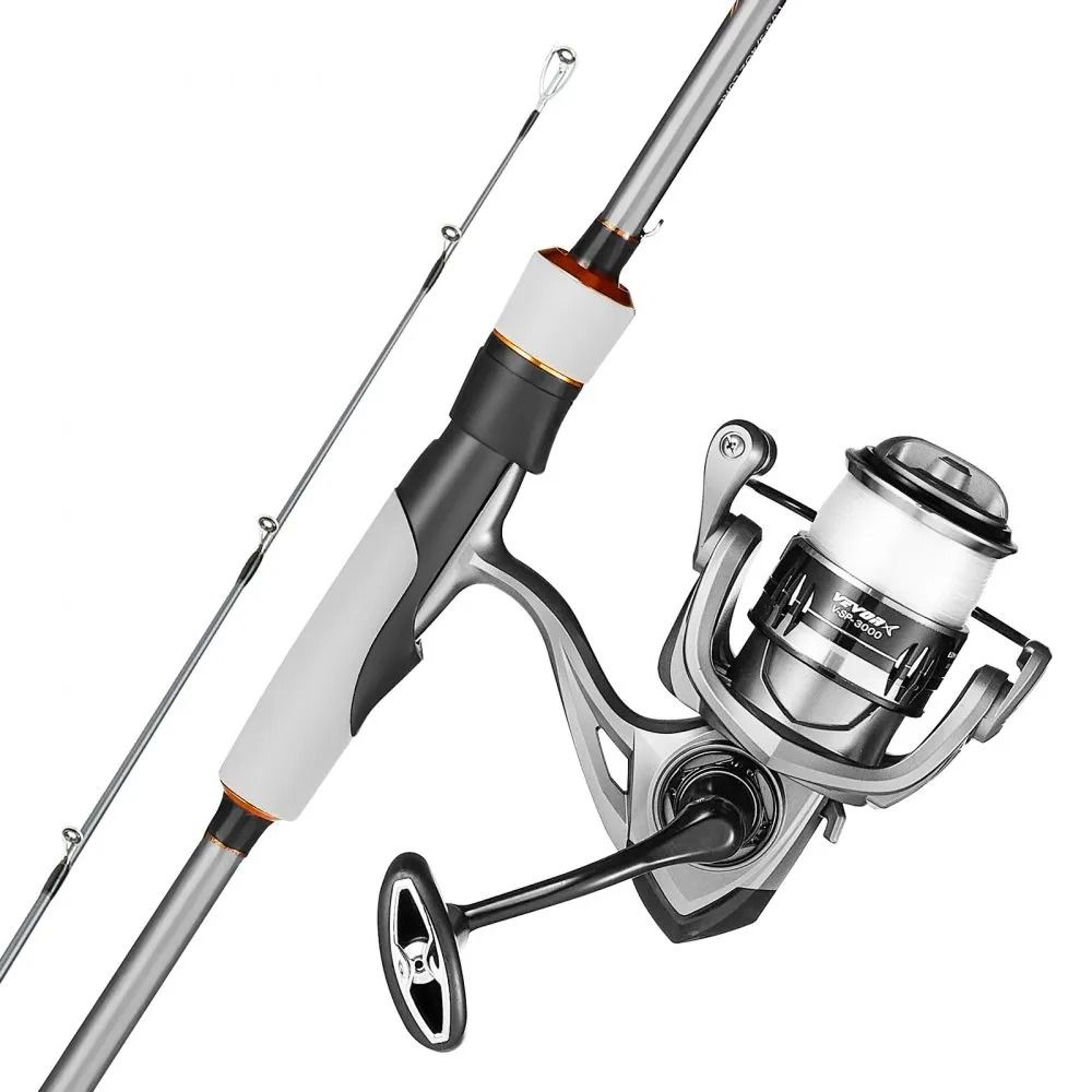 im6 carbon fiber spinning rod and reel combo 6.5ft bass fishing pole