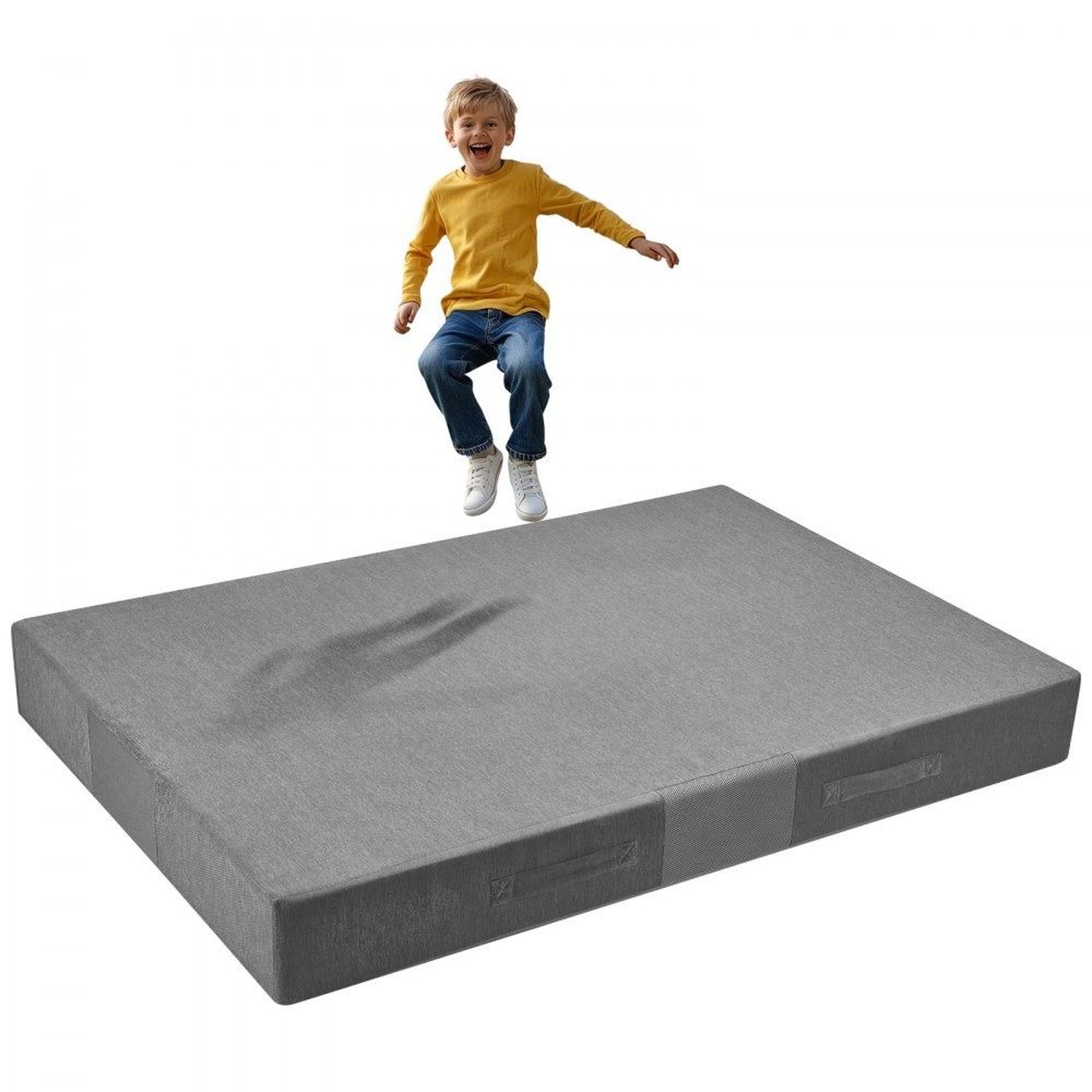 6 x 4 ft kids sensory crash pad with washable cover and high density foam