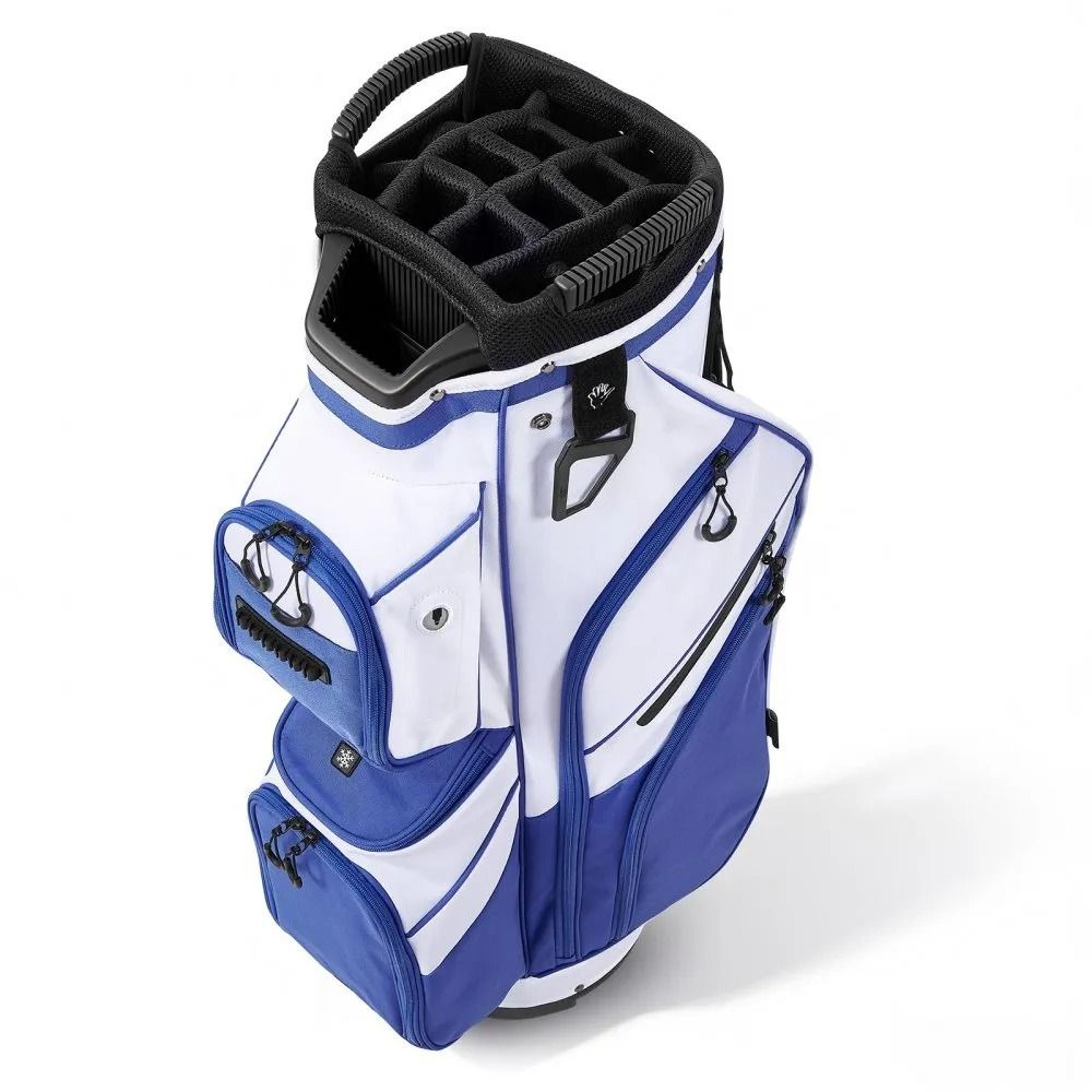 golf cart bag 15 way divider organizer with full length club protection