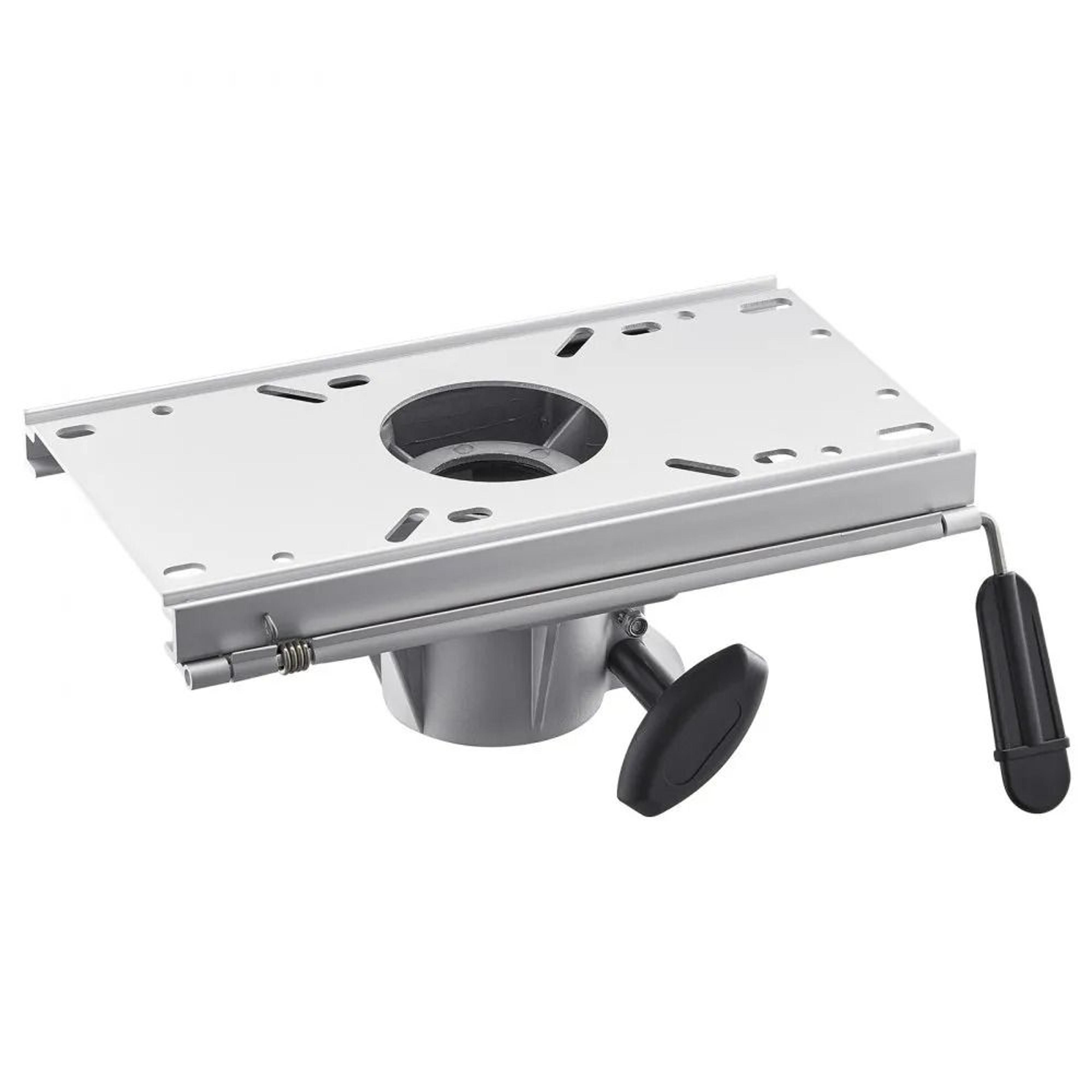 Adjustable Boat Seat Pedestal Sliding Aluminum Boat Chair Base 7