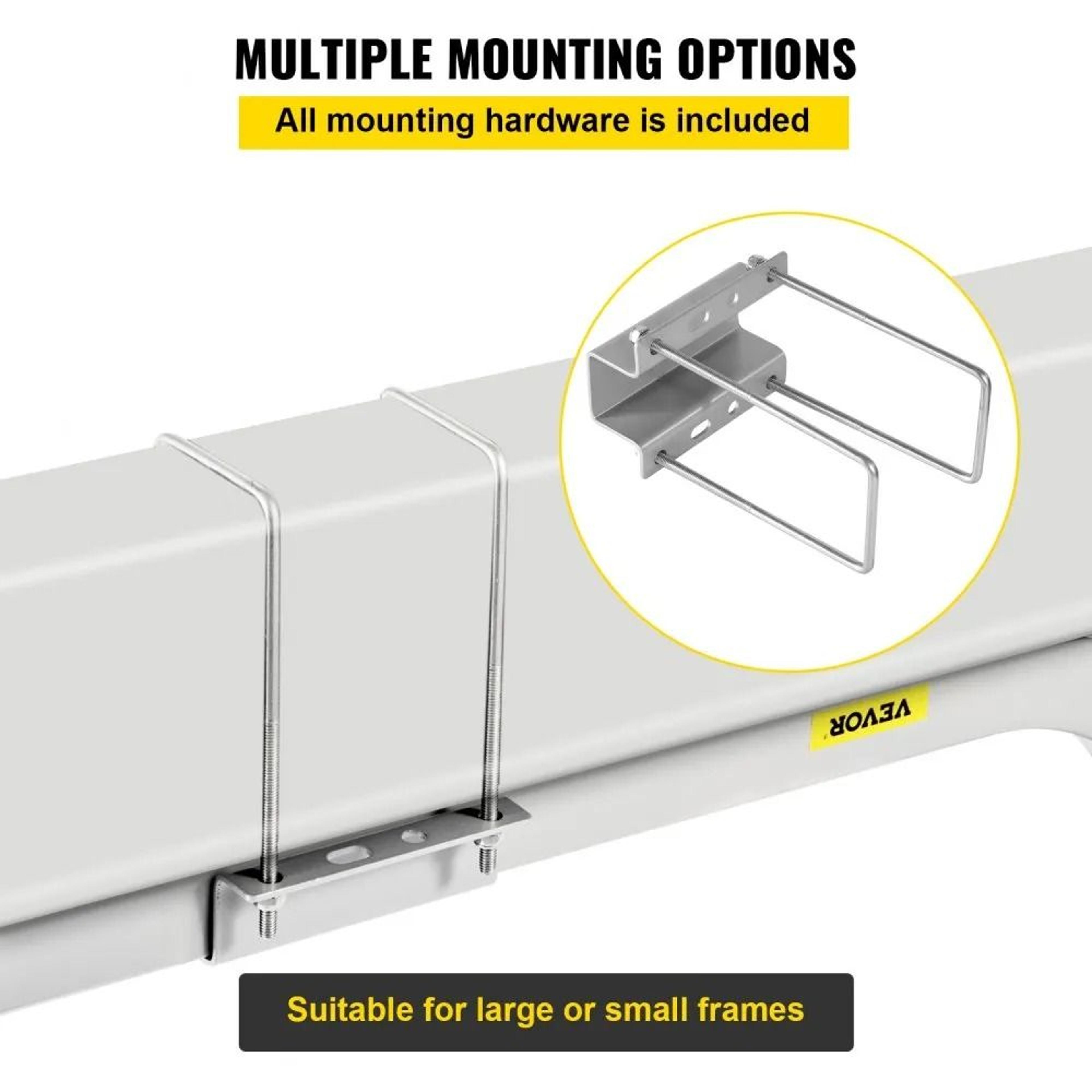 40 Inch Boat Trailer Guide Ons With Galvanized Steel Posts And PVC Protectors For Easy Boat Loading 4