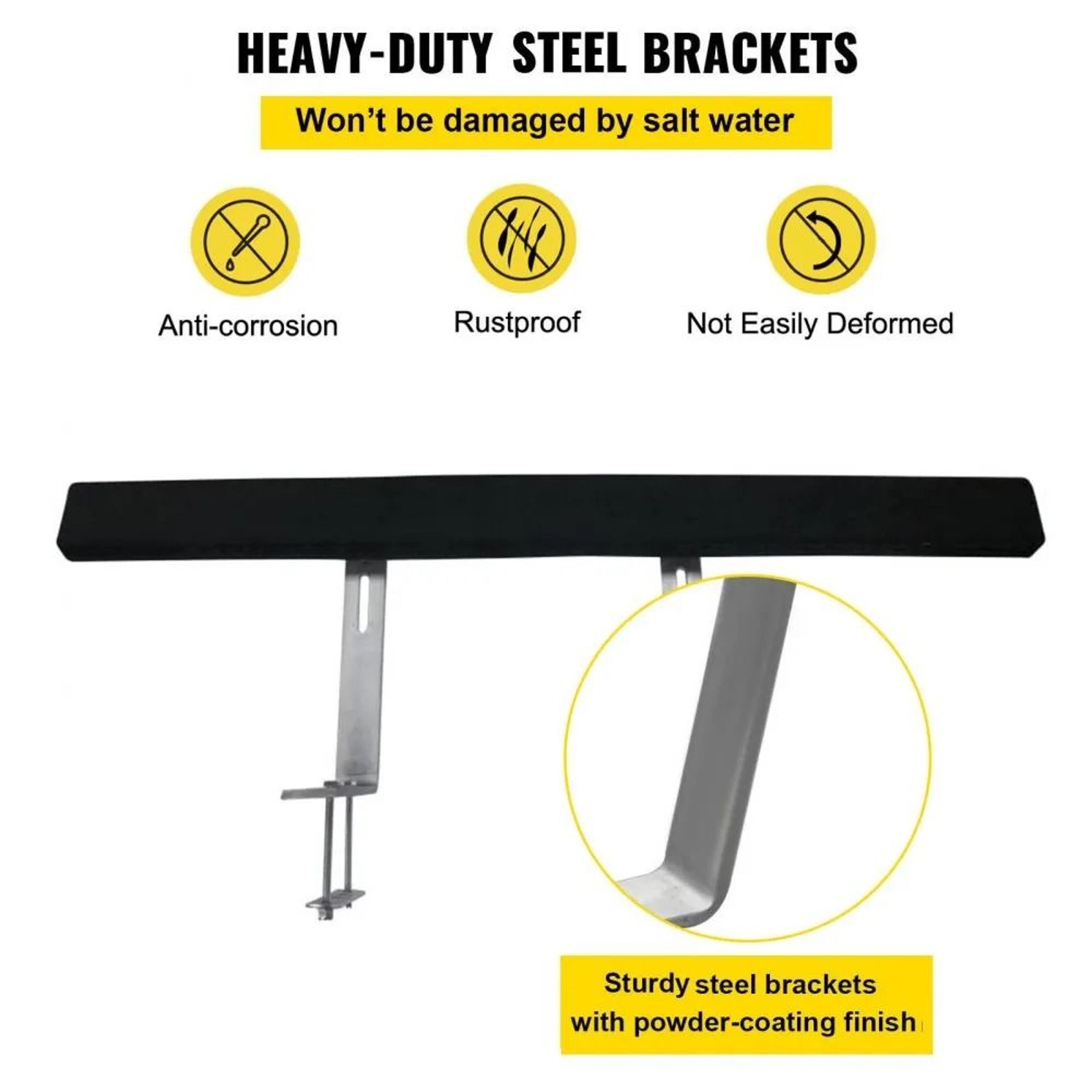 Rustproof Boat Trailer Guide Ons 48 Inch With Carpet Padded Boards 4