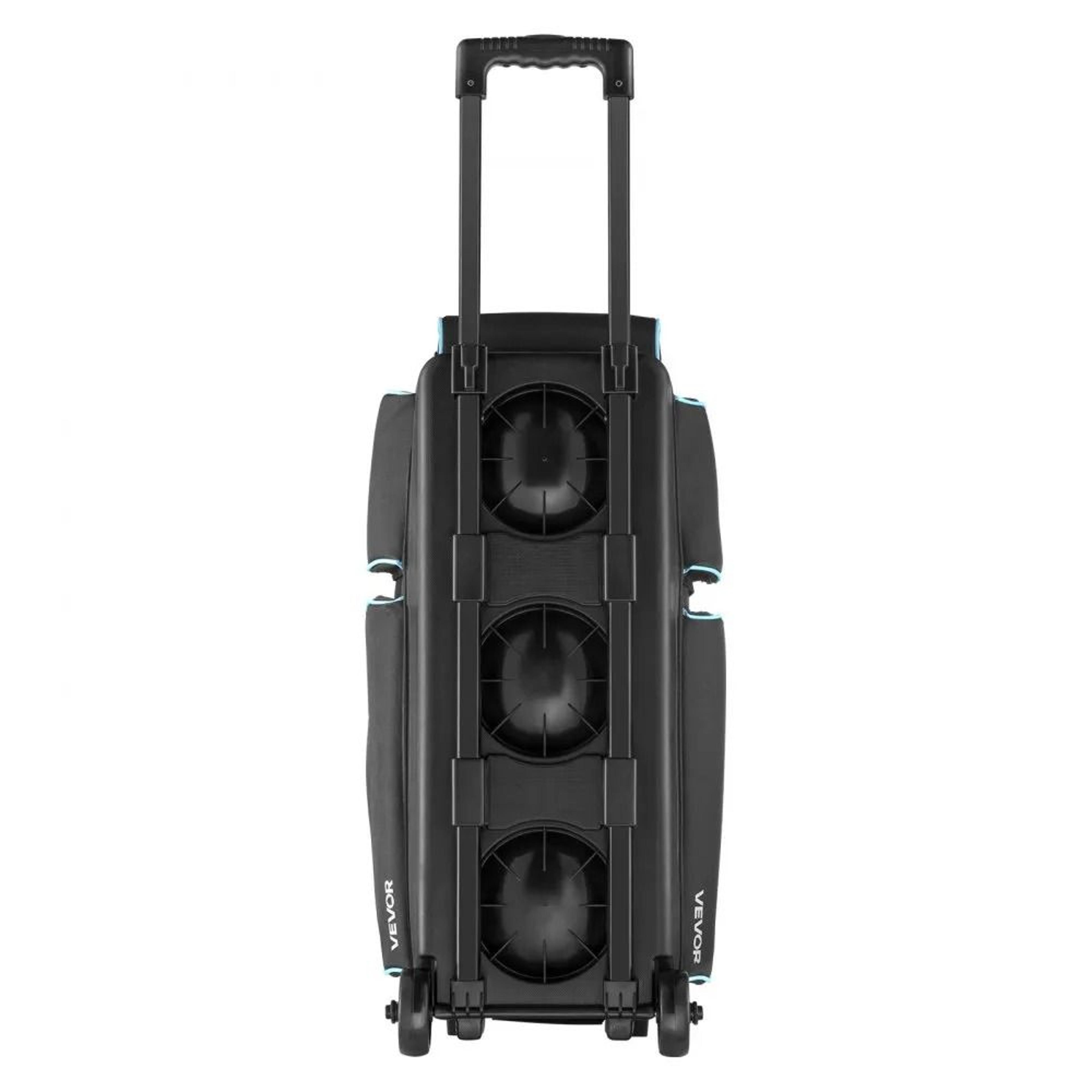 3 Ball Bowling Bag With Wheels Rolling Carry Case With Shoe Compartment 7