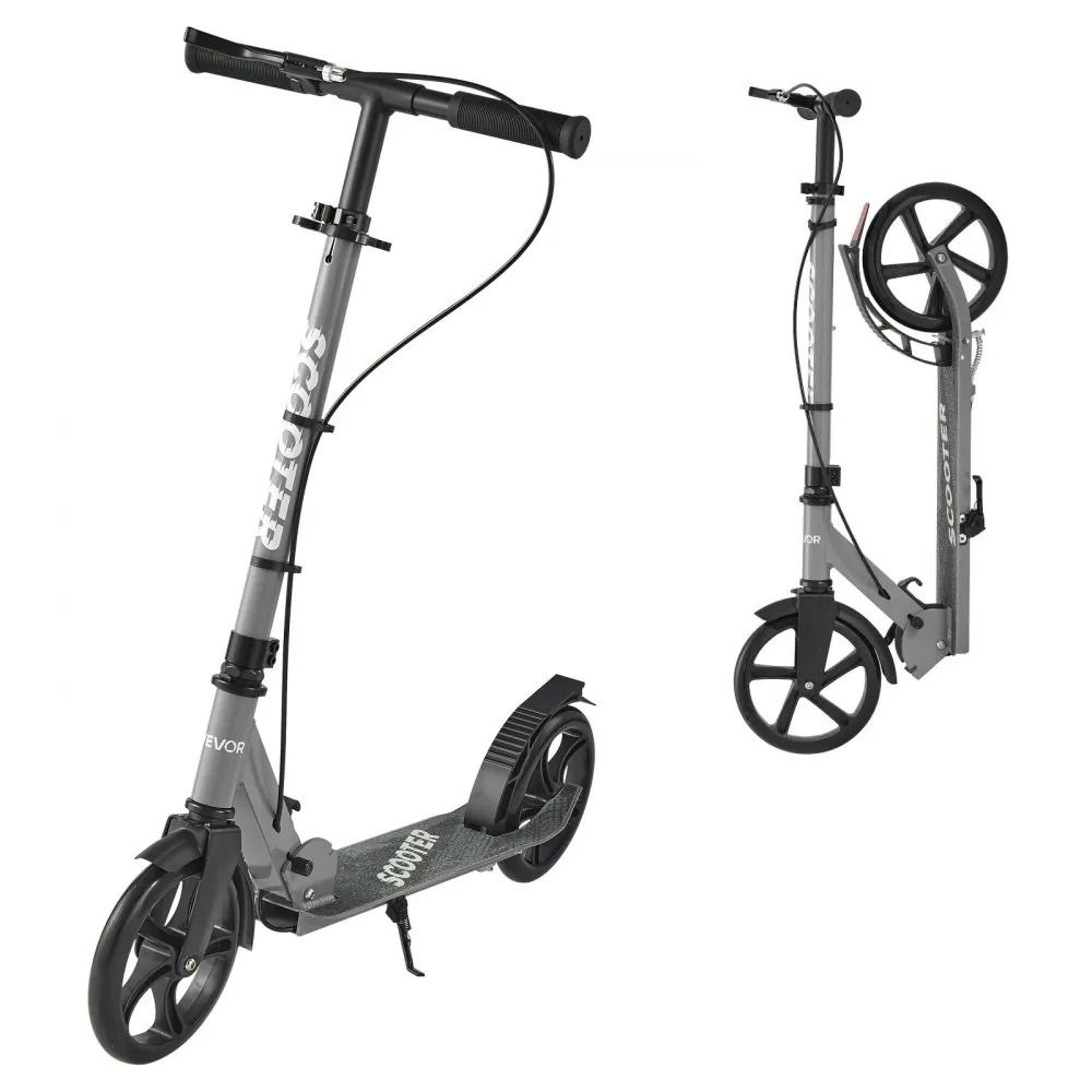 adjustable kick scooter for kids teens and adults with foldable design
