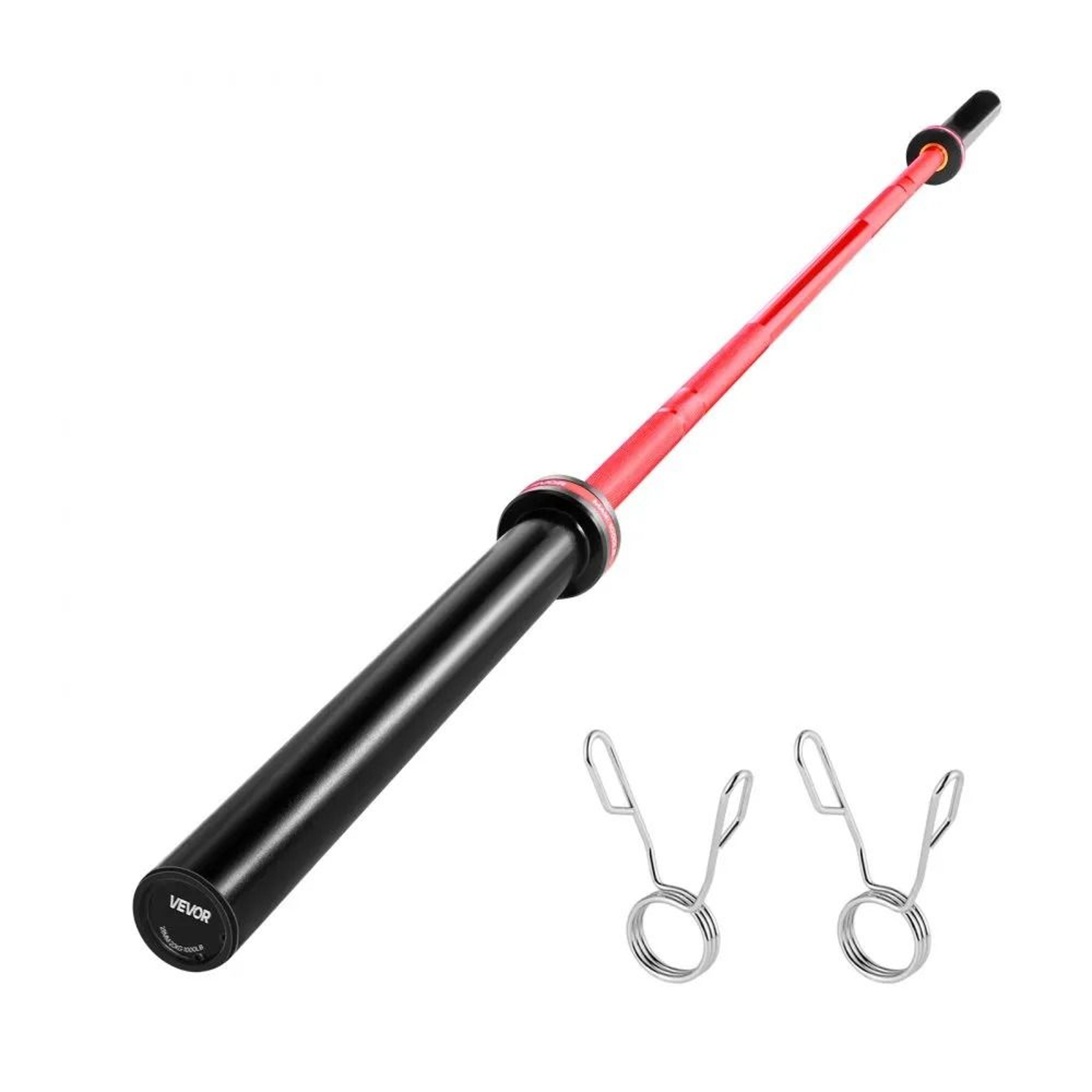 7ft olympic barbell bar 1000lb capacity for strength training