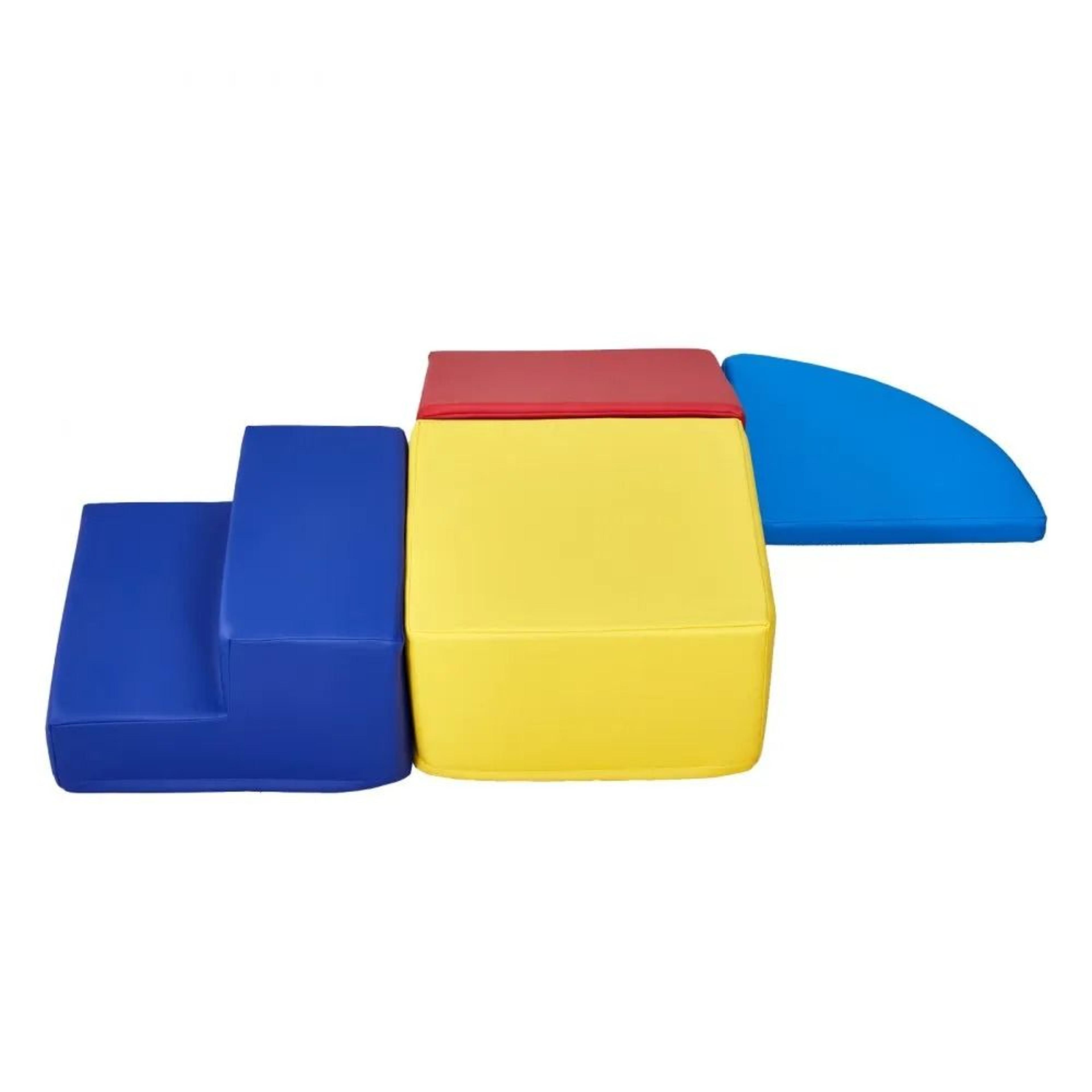 Toddler Foam Climbing Blocks Set 4 Piece Indoor Playset For Early Learning 7