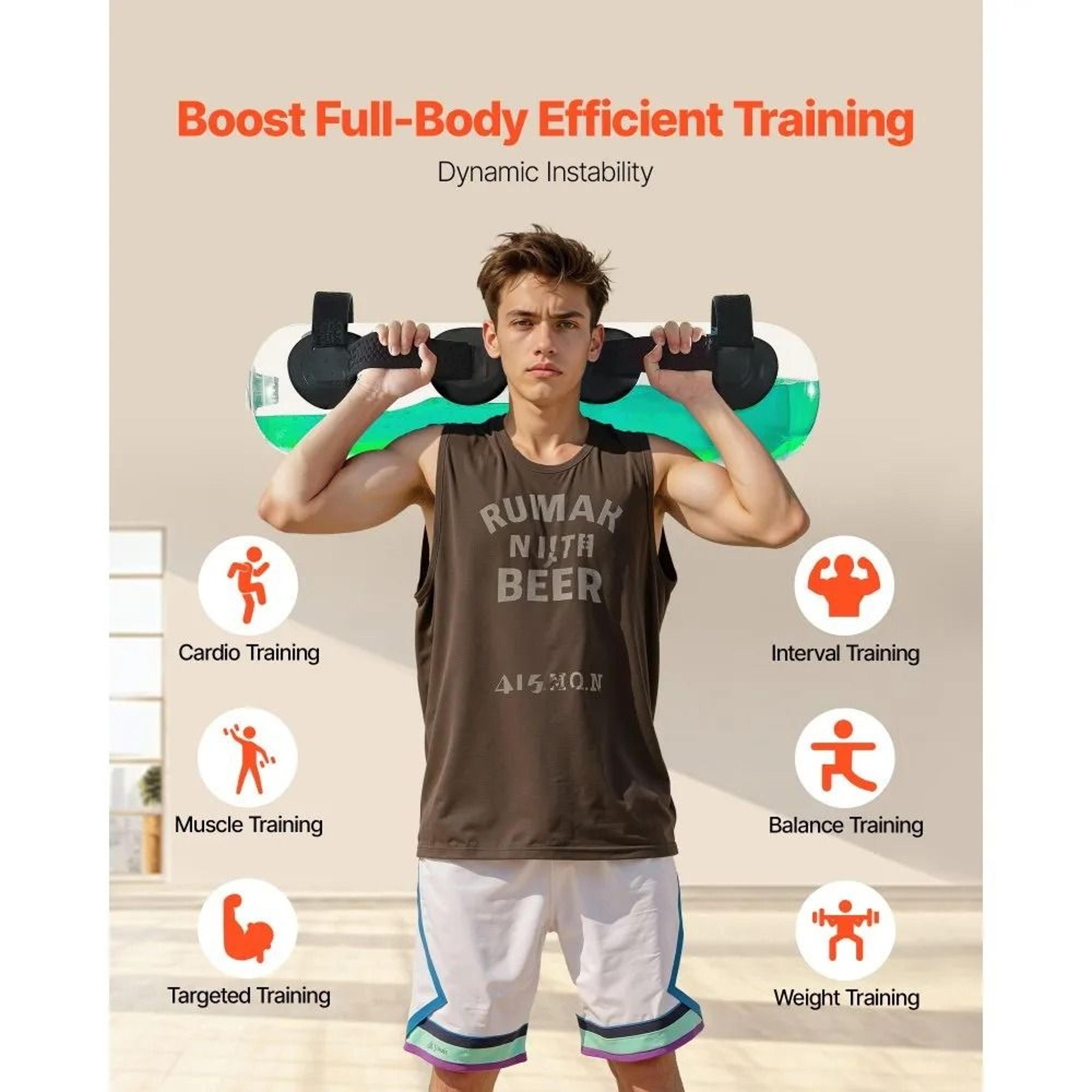 50 Lbs Adjustable Aqua Bag Water Weight For Full Body Strength Training 5