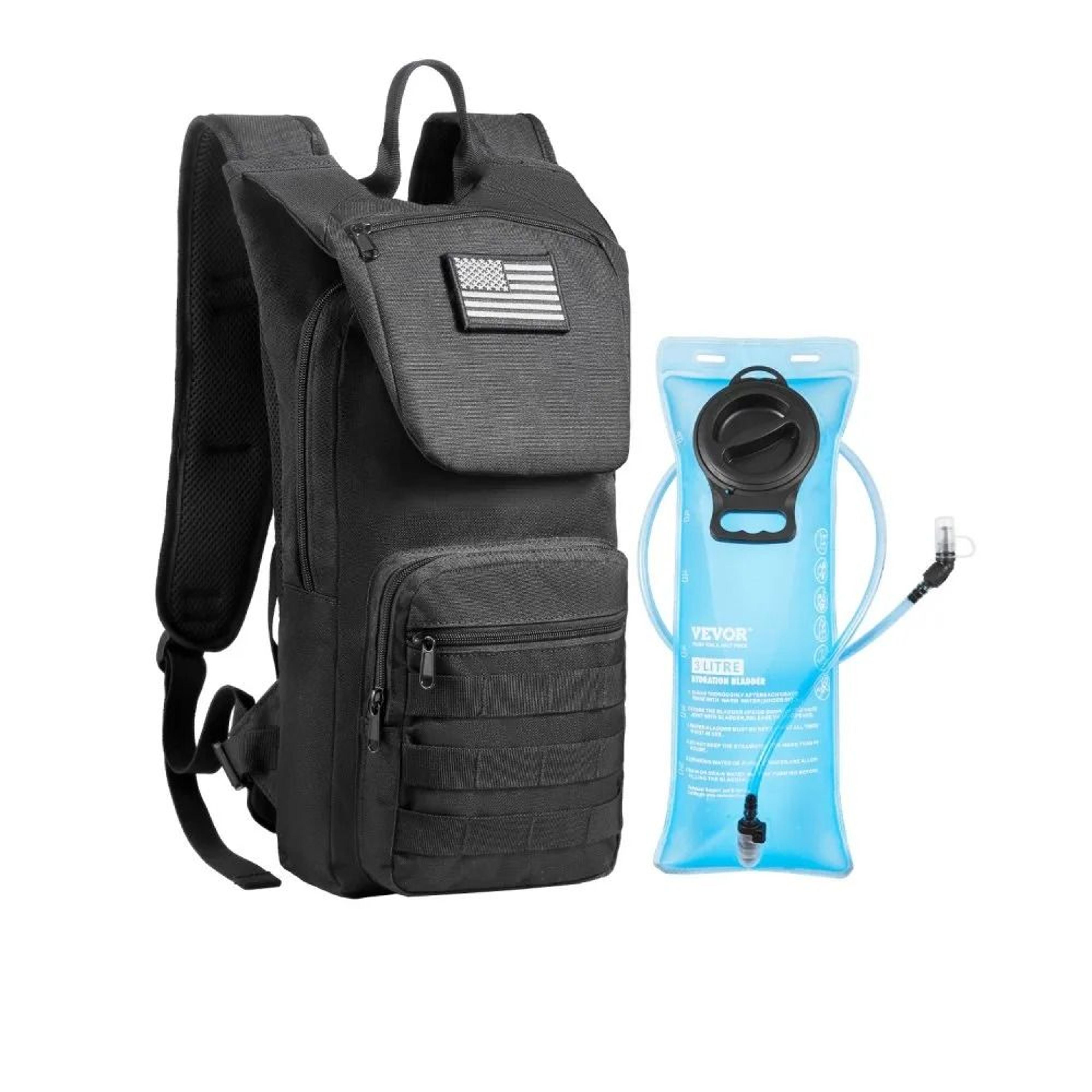 3l hydration backpack with tactical molle storage for hiking cycling